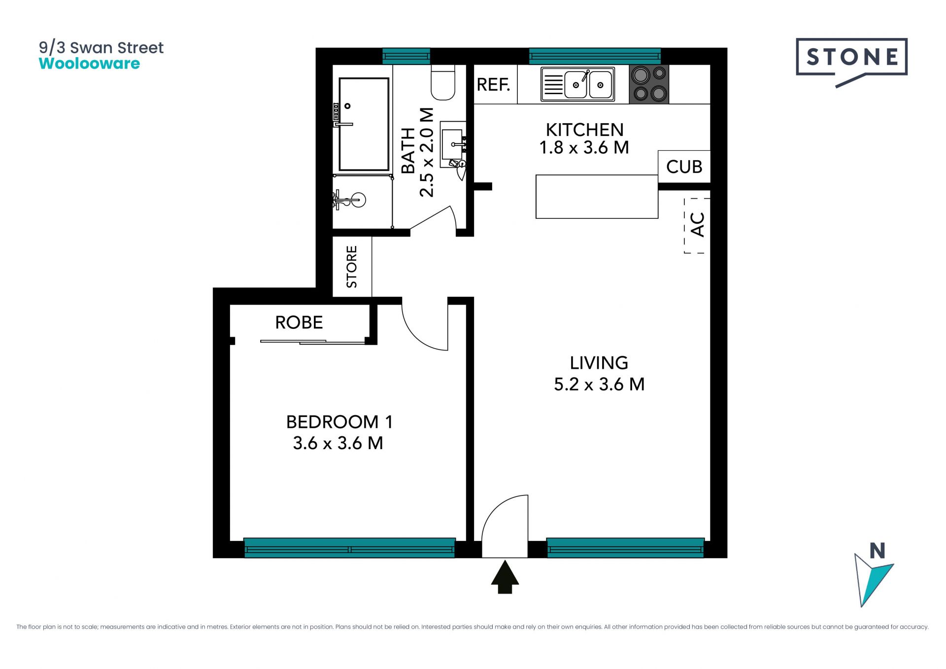 Fresh and bright interiors and only 50 metres walk to Woolooware station
