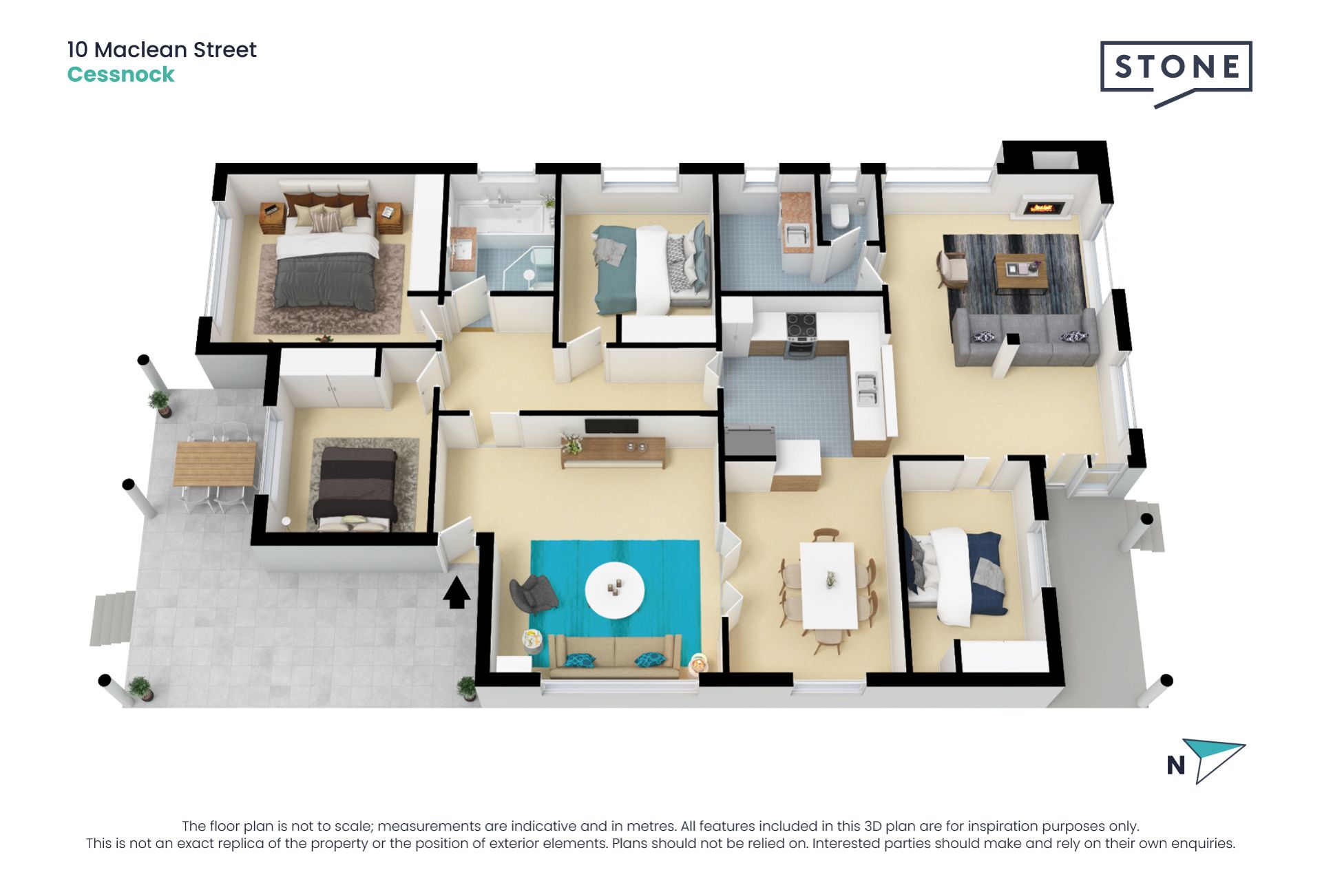 The perfect 4 bedroom cottage on 1340sqm