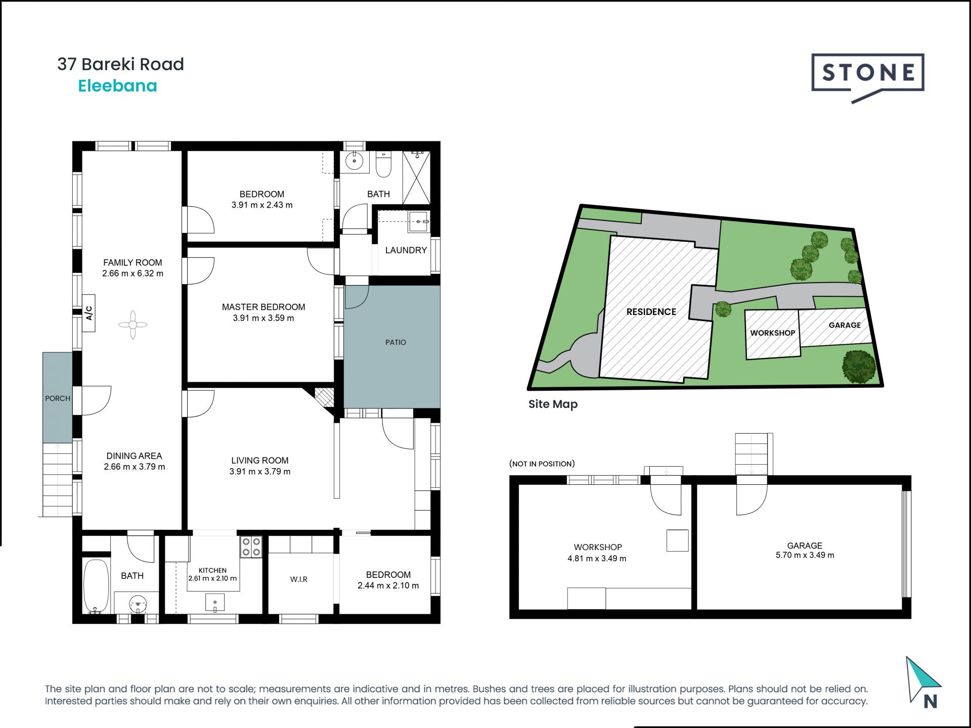 Waterfront living with beach and potential