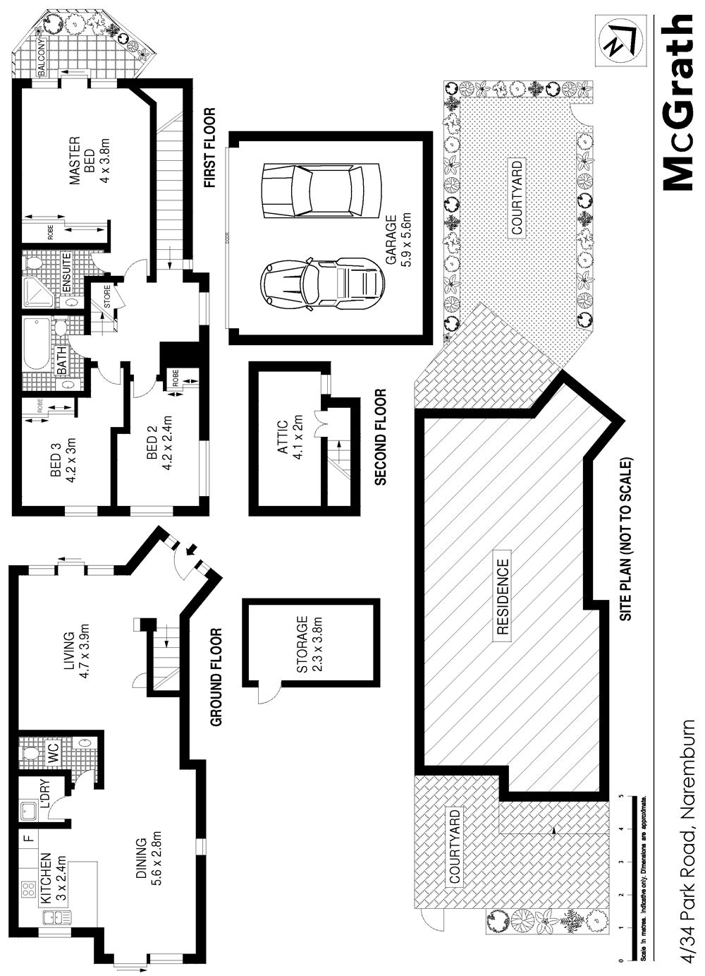 Light filled living area leading to patio and private garden