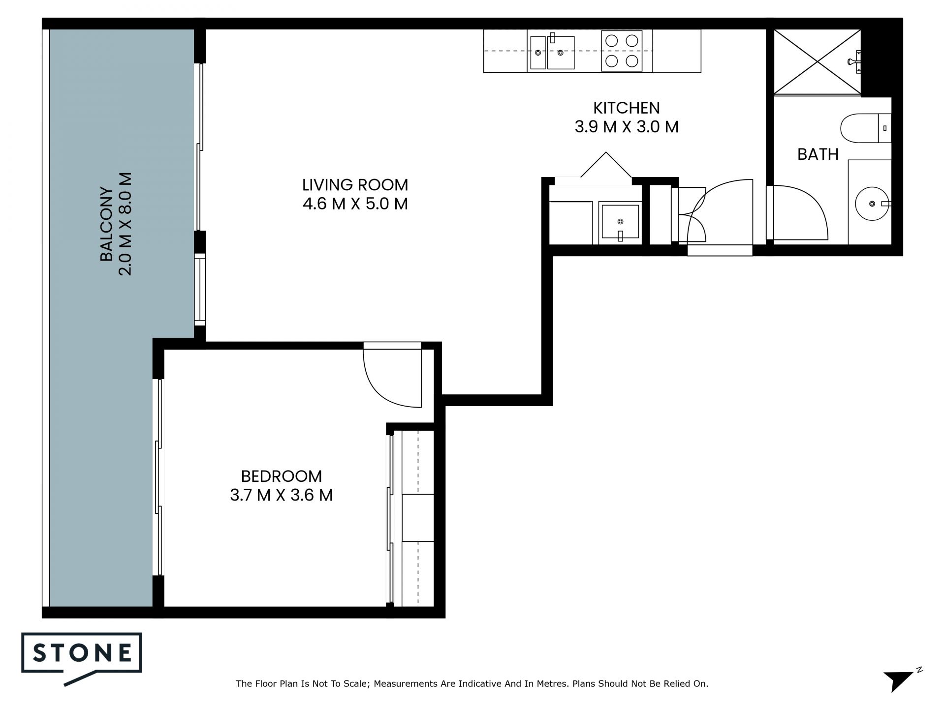 Stylish one-bedroom apartment steps from shops & cafes!