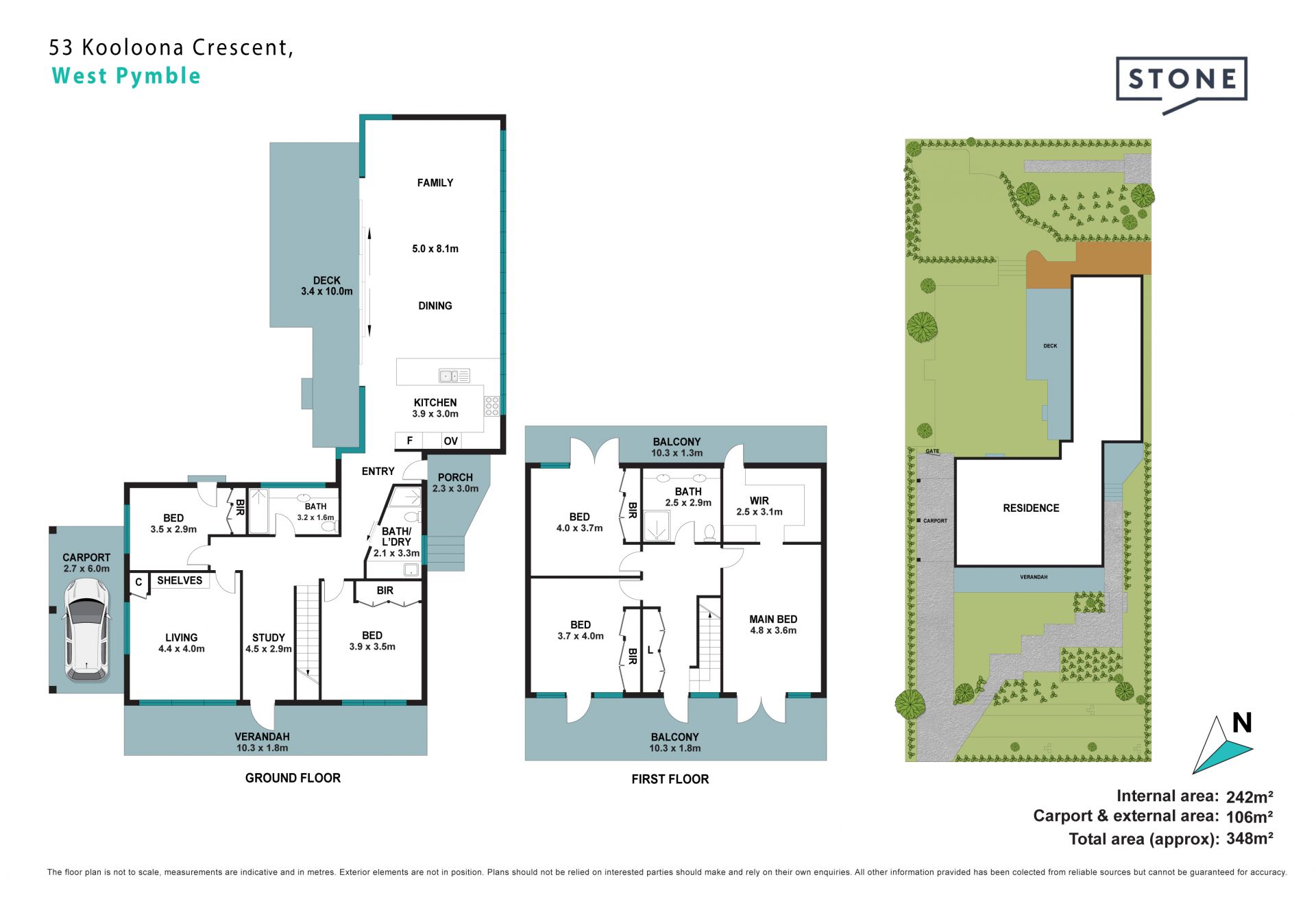 Family comfort and convenience in sublime garden retreat