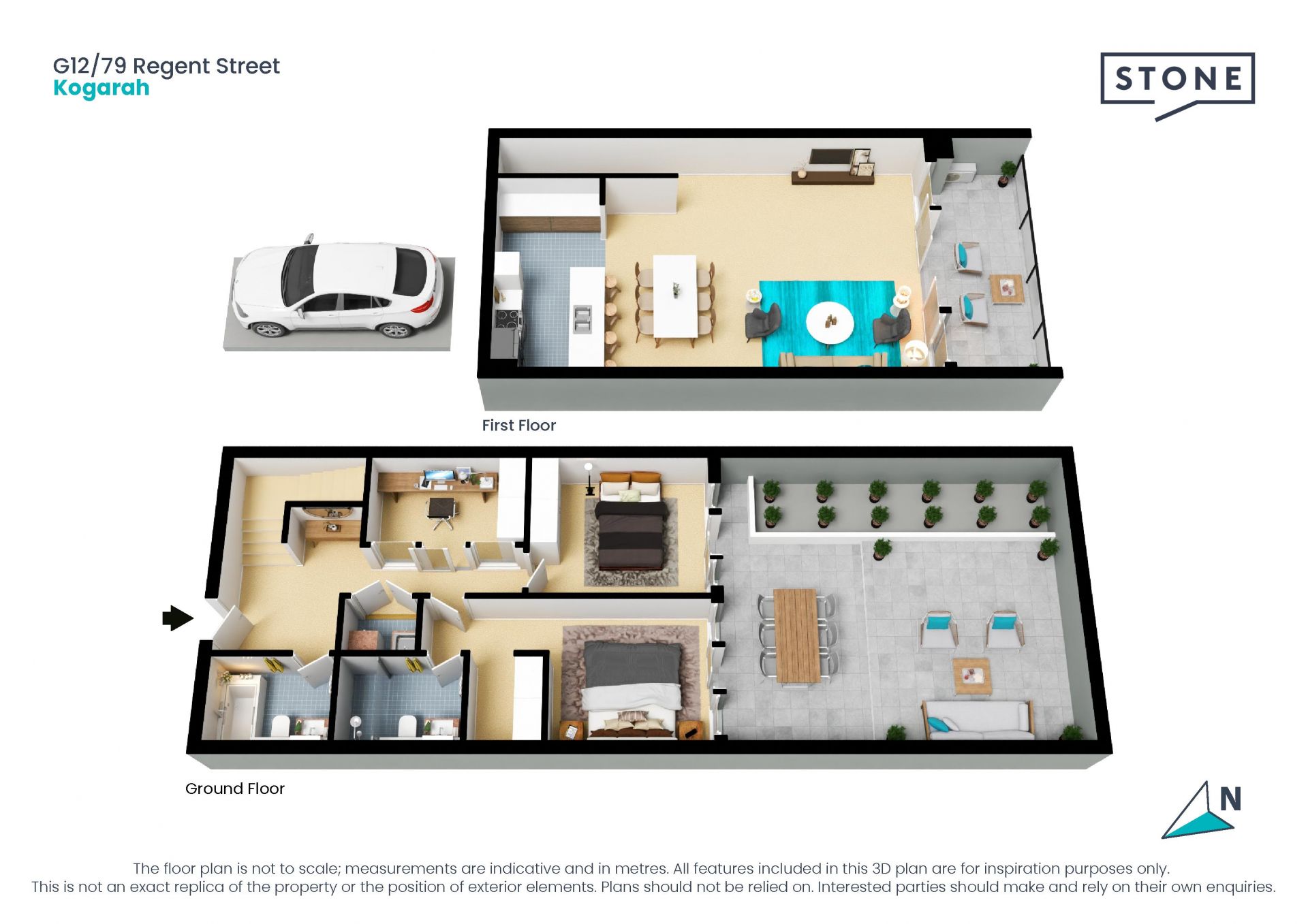 Discover Your Urban Oasis in a Dual-Level Garden Apartment