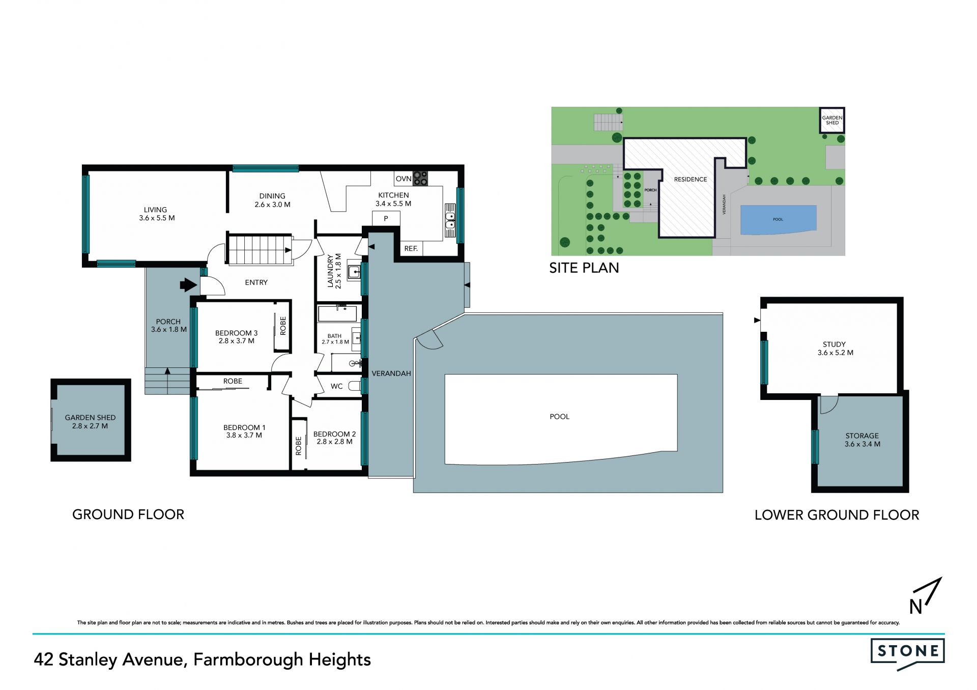 Easy care family home and tranquil entertainer