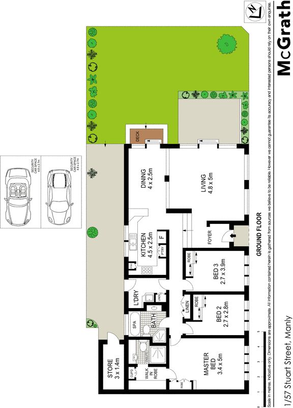 Exclusive garden apartment opposite Little Manly Beach