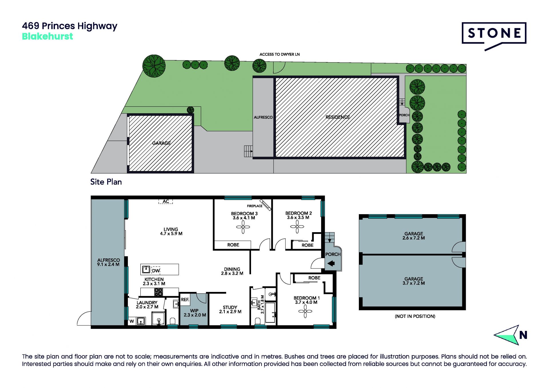 Family abode on a corner block with rear lane access