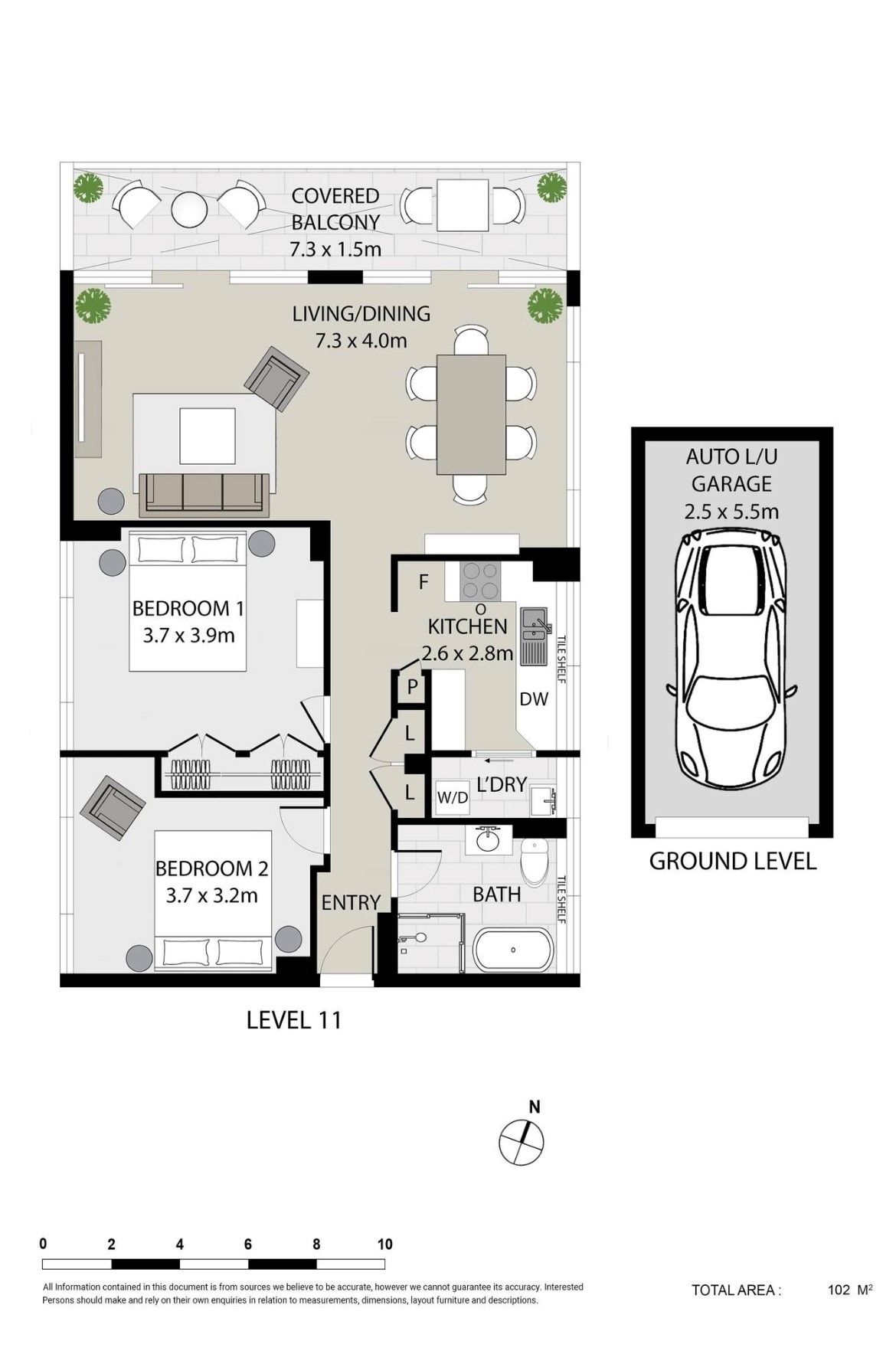 MODERN 2 BEDROOM APARTMENT WITH STUNNING PANORAMIC VIEWS
