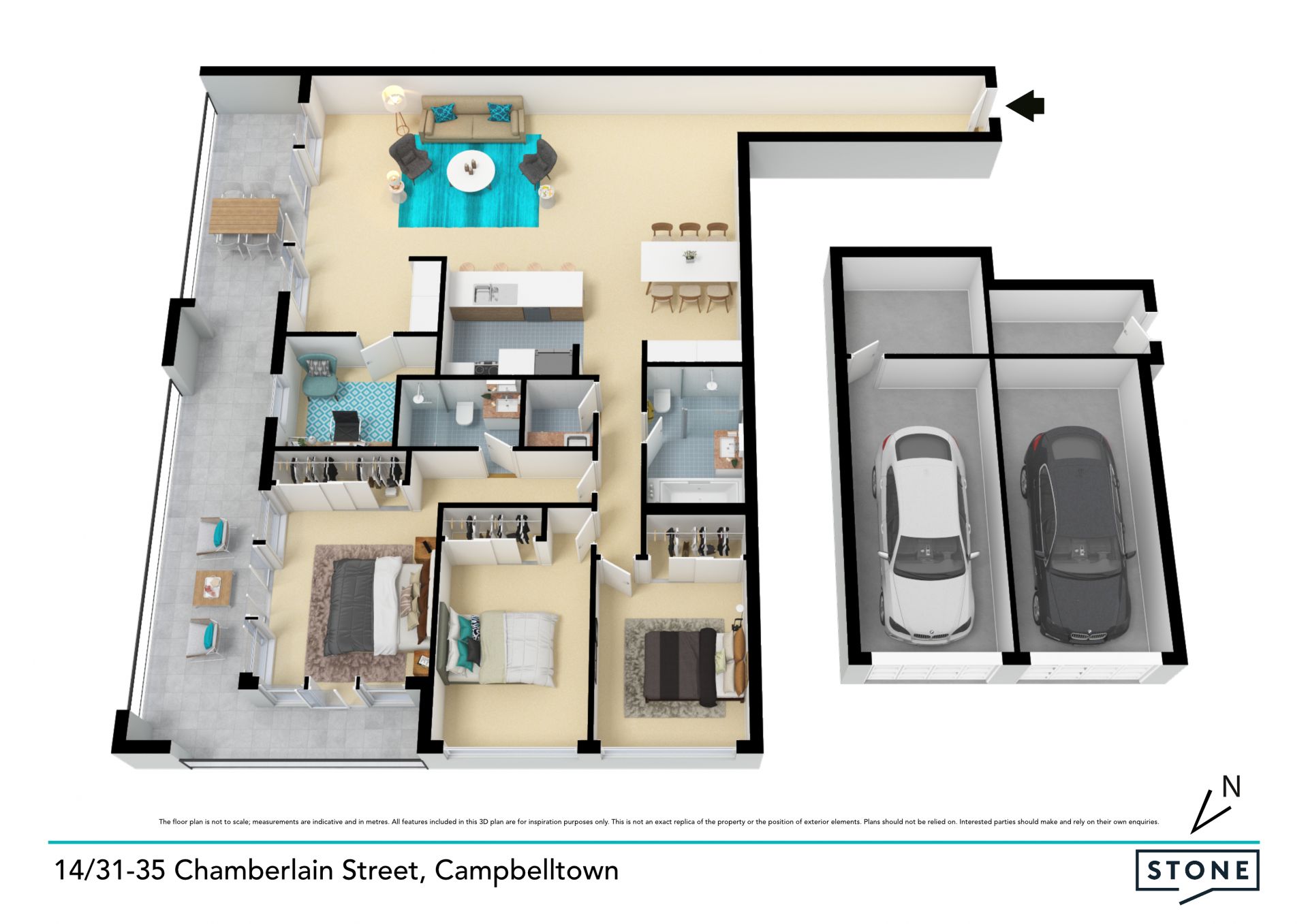 Spacious, Modern & Prime Location