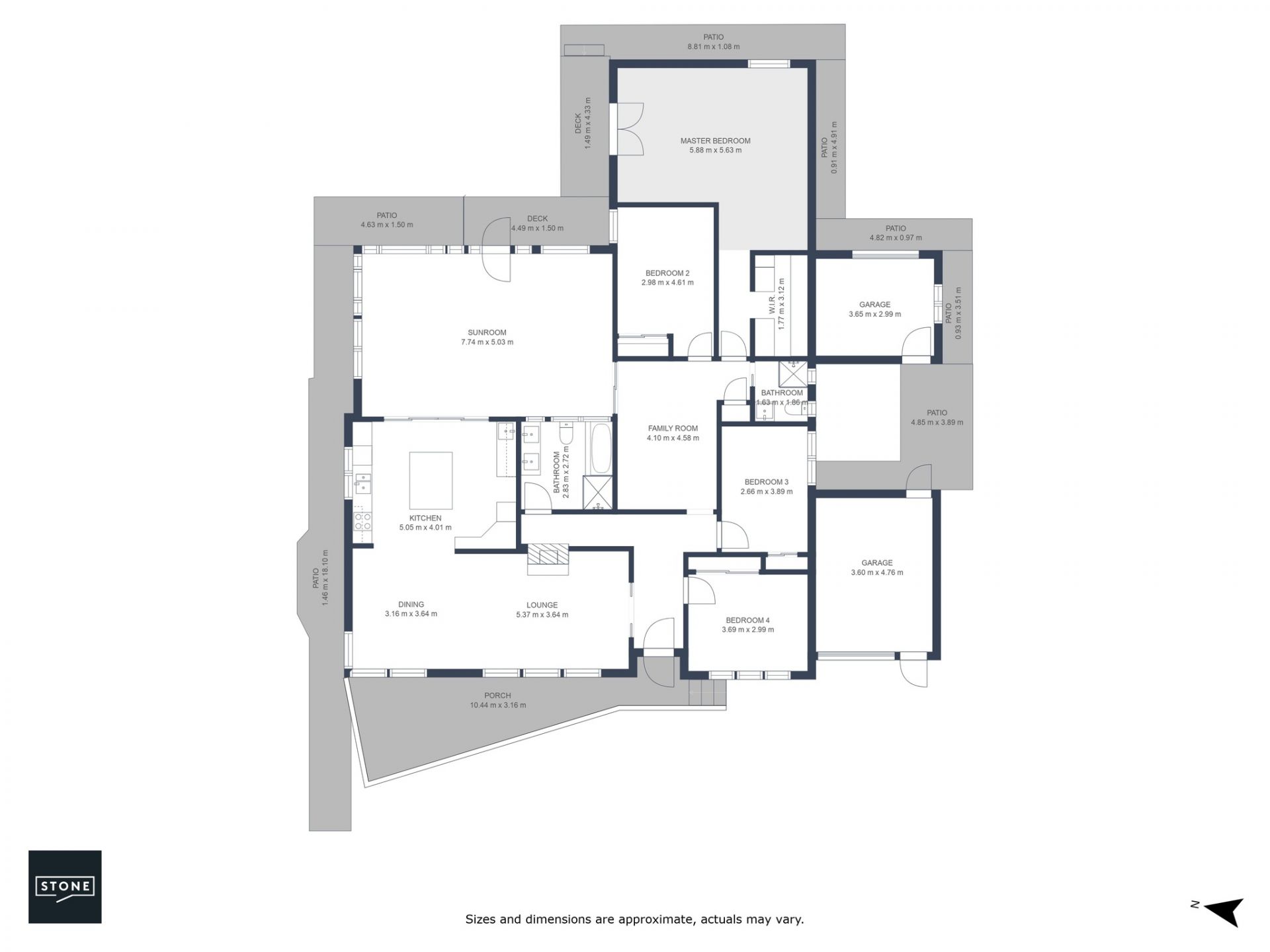 Executive family residence backing nature reserves