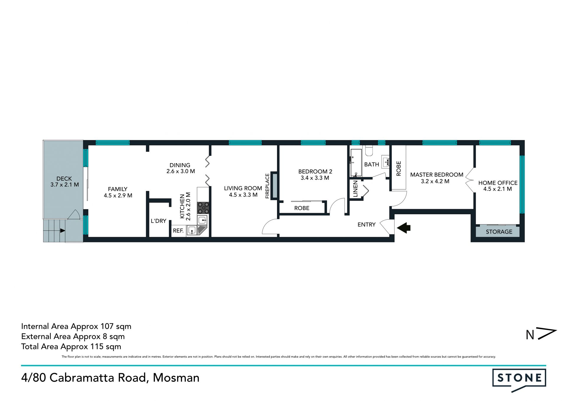 Spacious Art Deco apartment in boutique setting