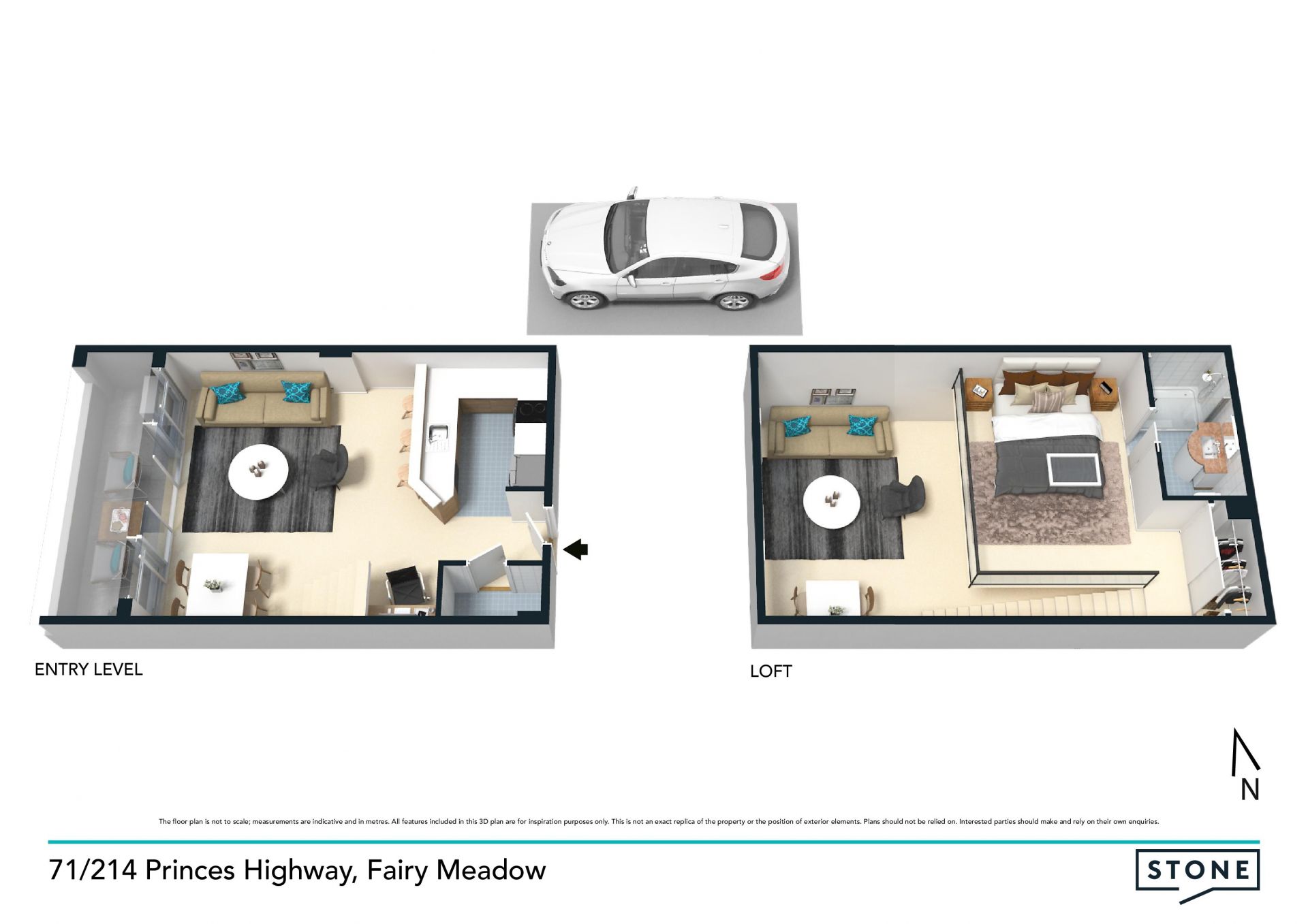Bigger than a standard one bedroom