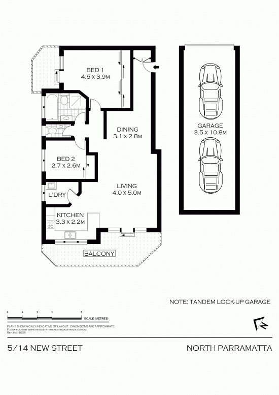 Well Presented Two Bedroom Apartment