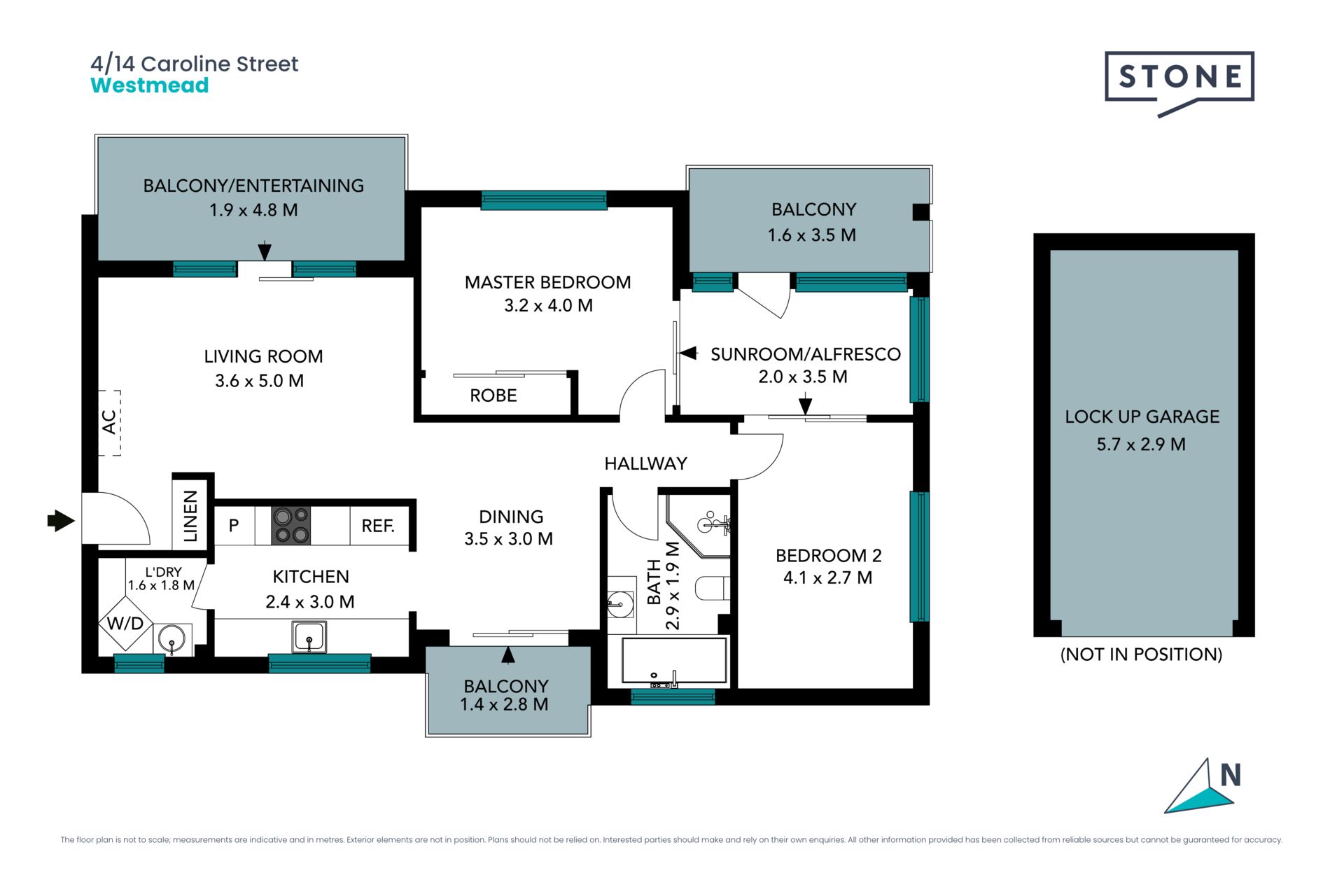 Two bedroom apartment in the perfect position