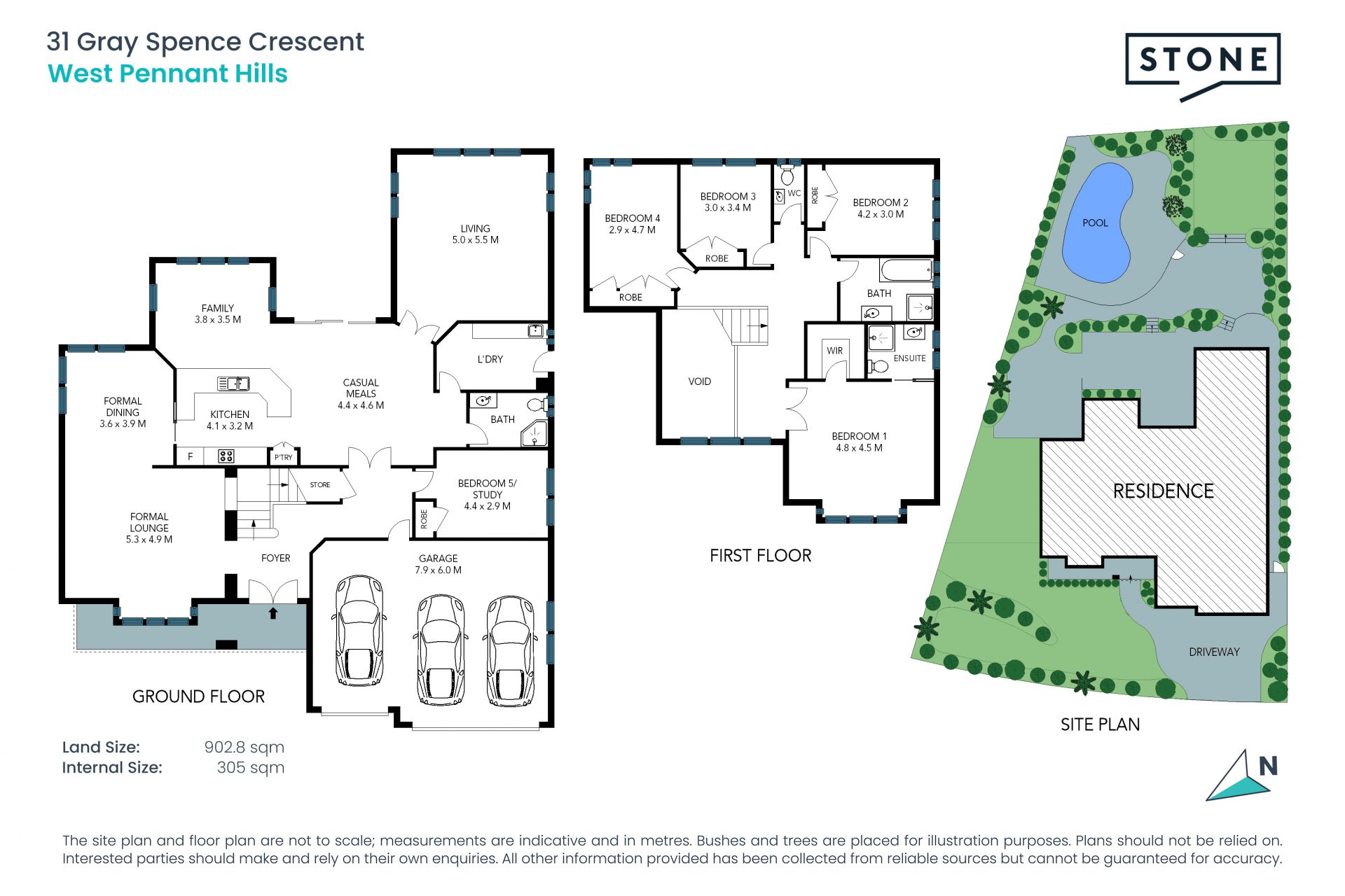 Spacious family retreat on a peaceful street