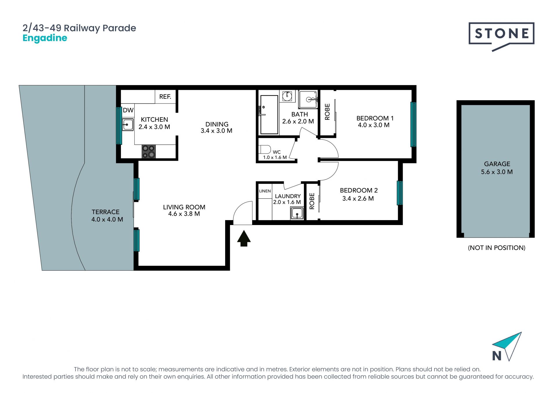 Private apartment offers comfort and convenience