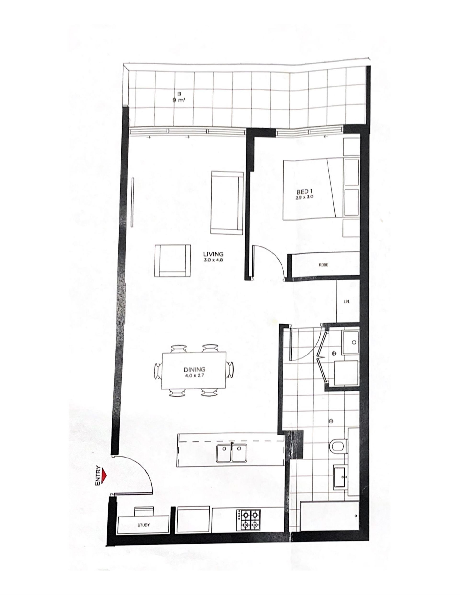 1 Bedroom Apartment - Vicinity Point