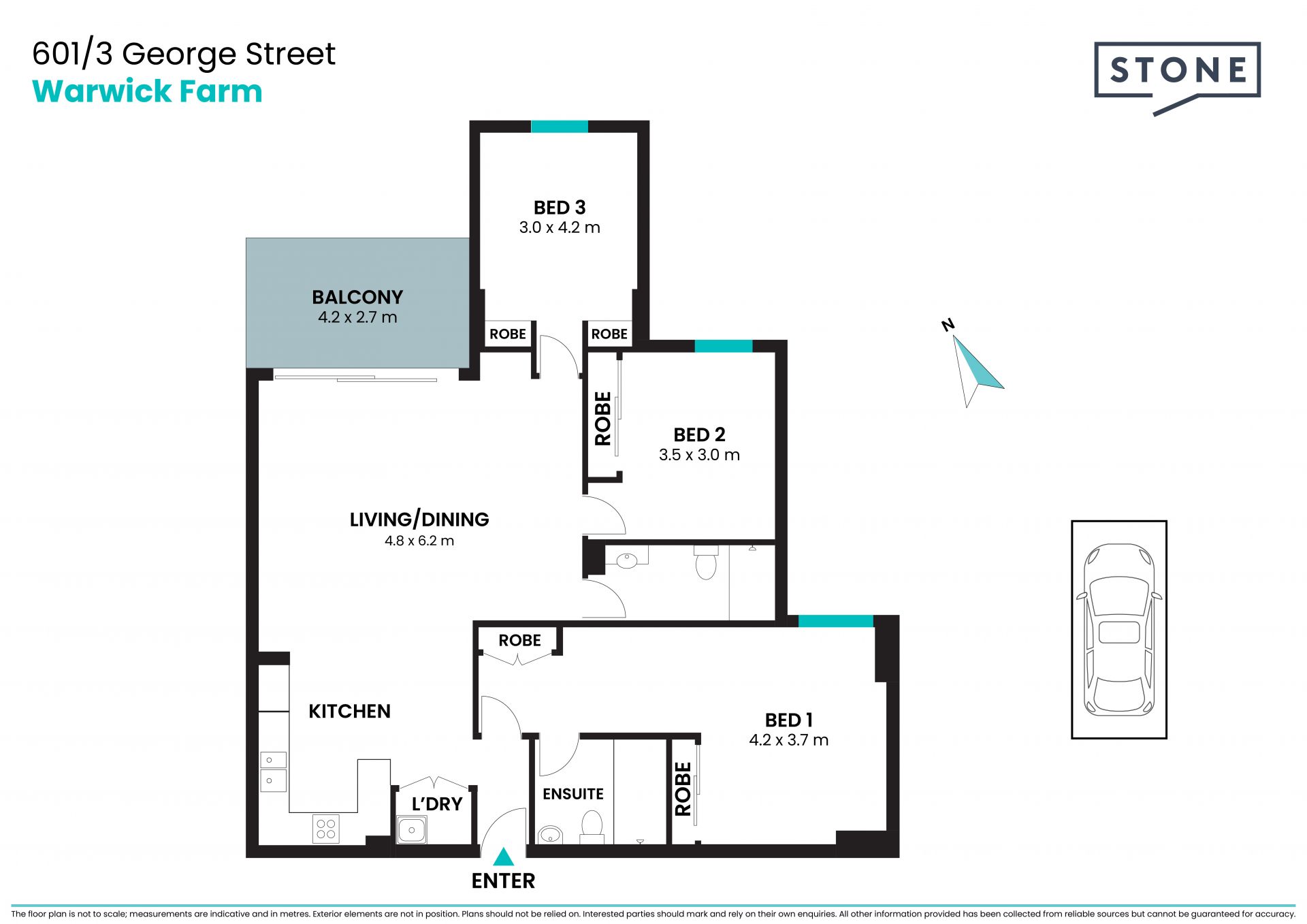 Suitable First Home or Family For This Great Large Three Beds At Warwick Farm!