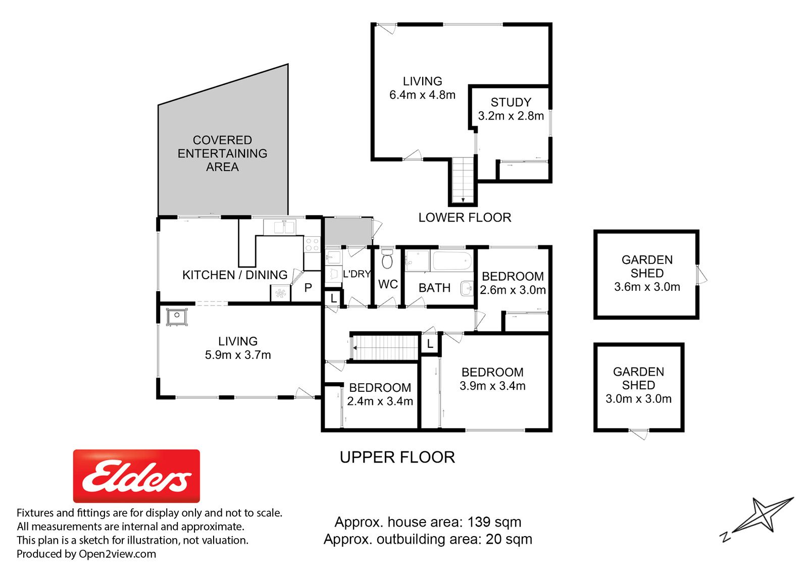 DUAL LIVING AREAS