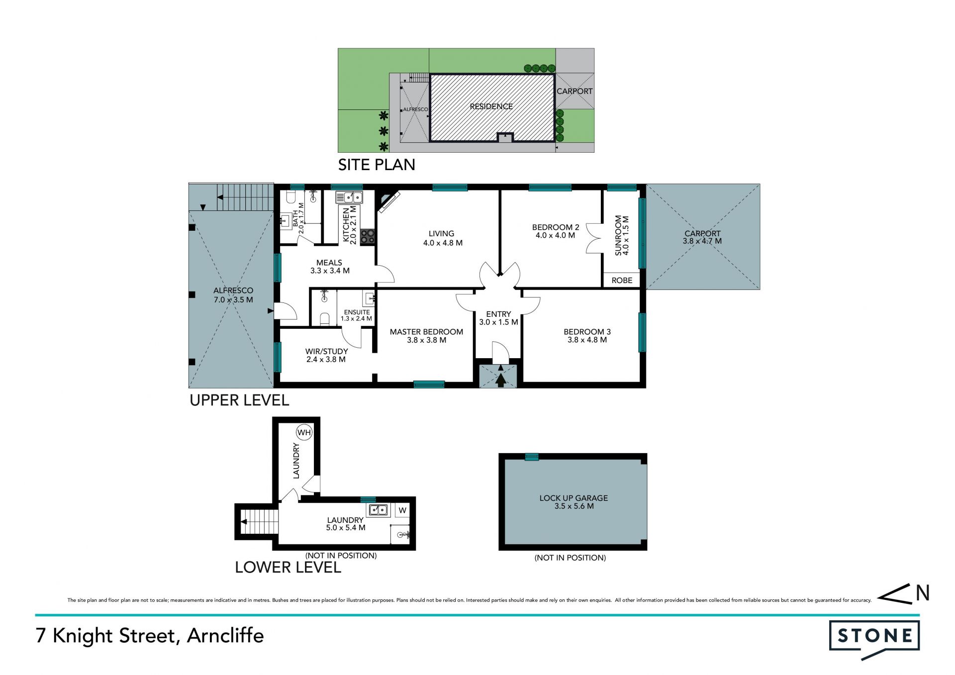 North-facing character home with district views