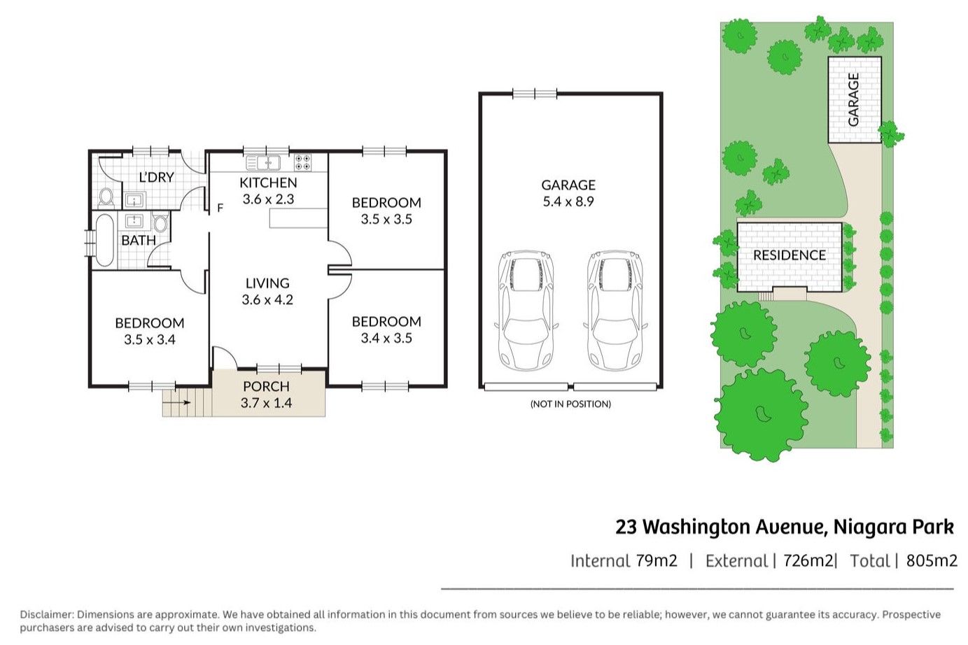 Conveniently located three-bedroom home