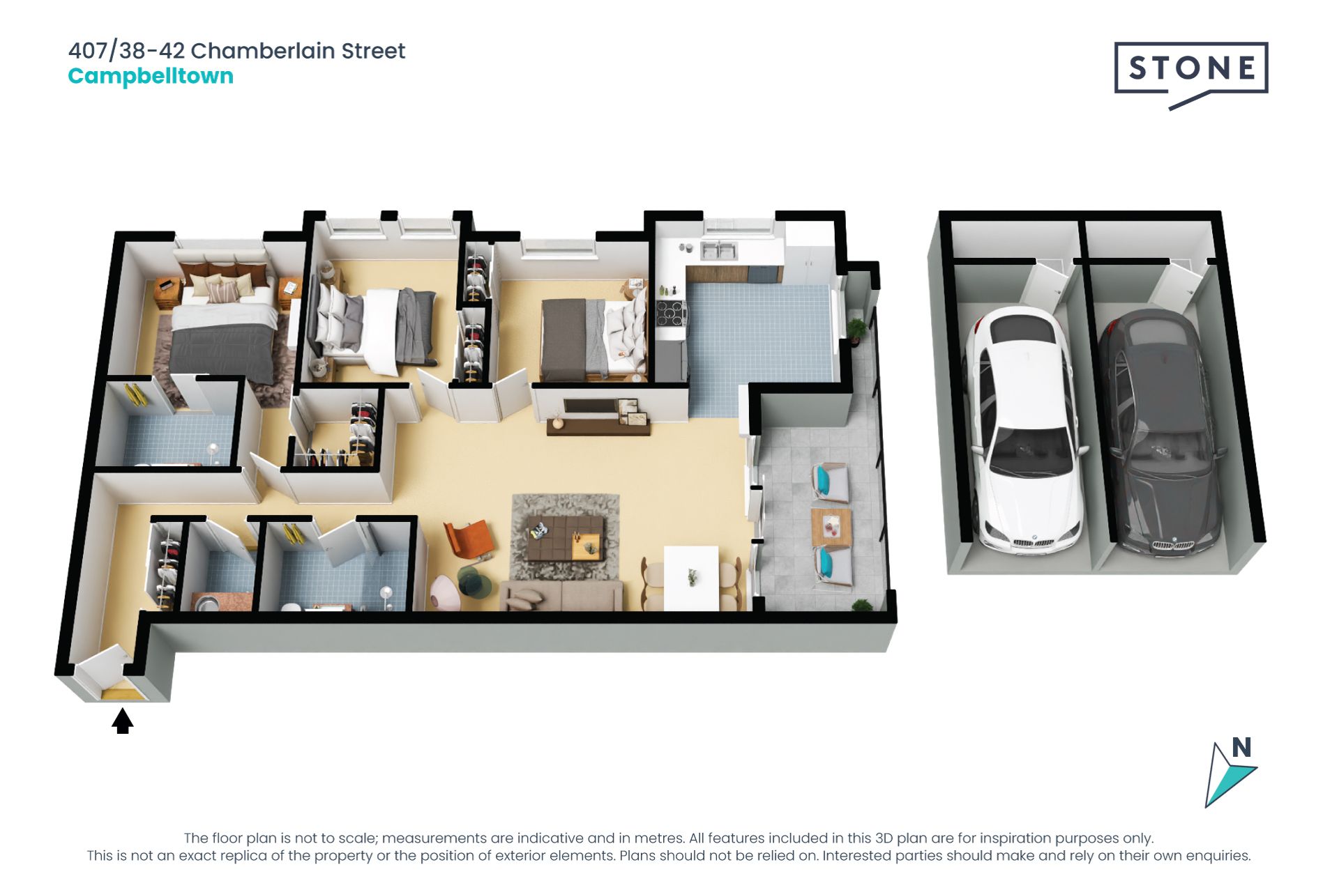 Modern Family-Sized Apartment in Prime Location