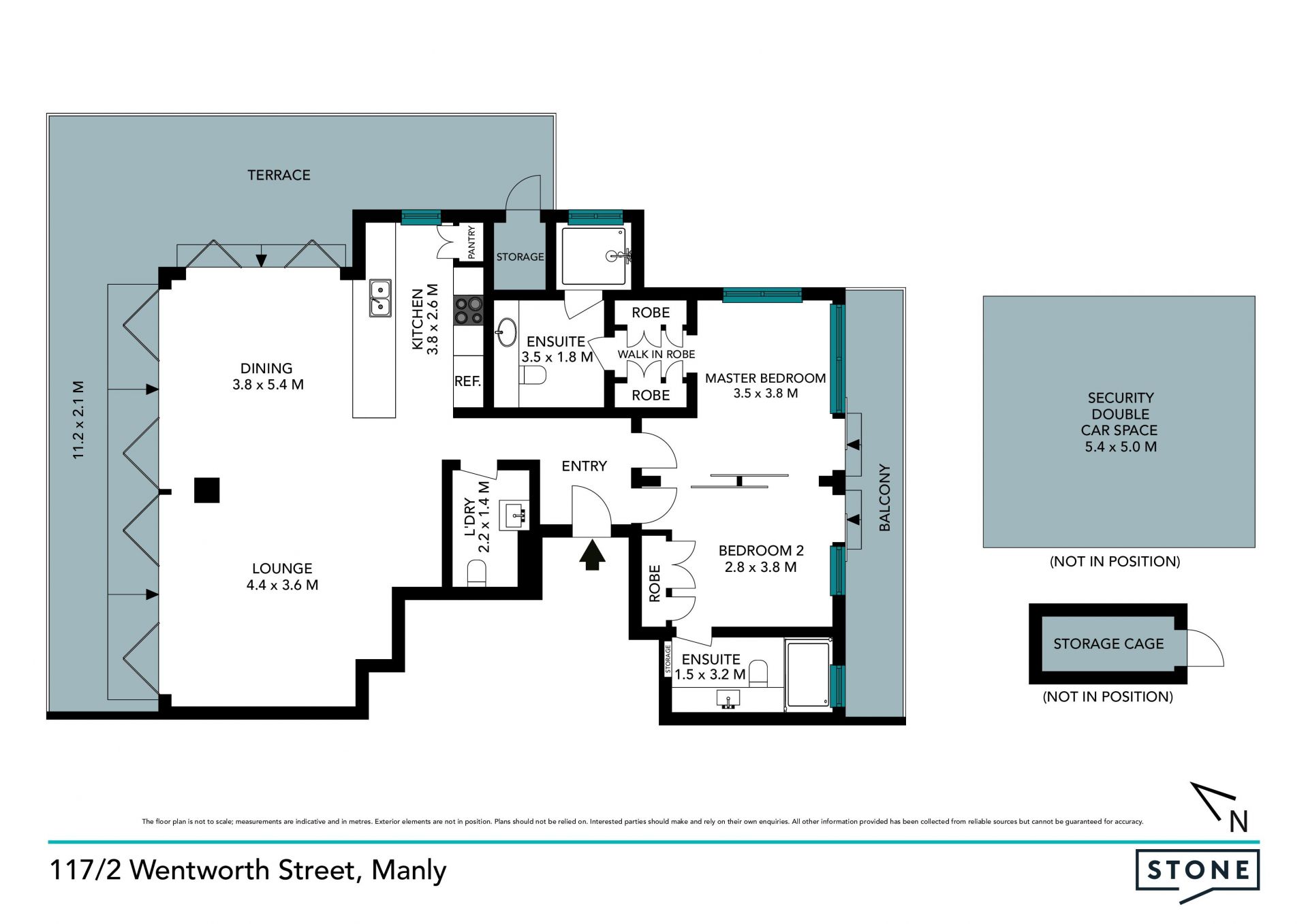 Trophy penthouse with north aspect in the village