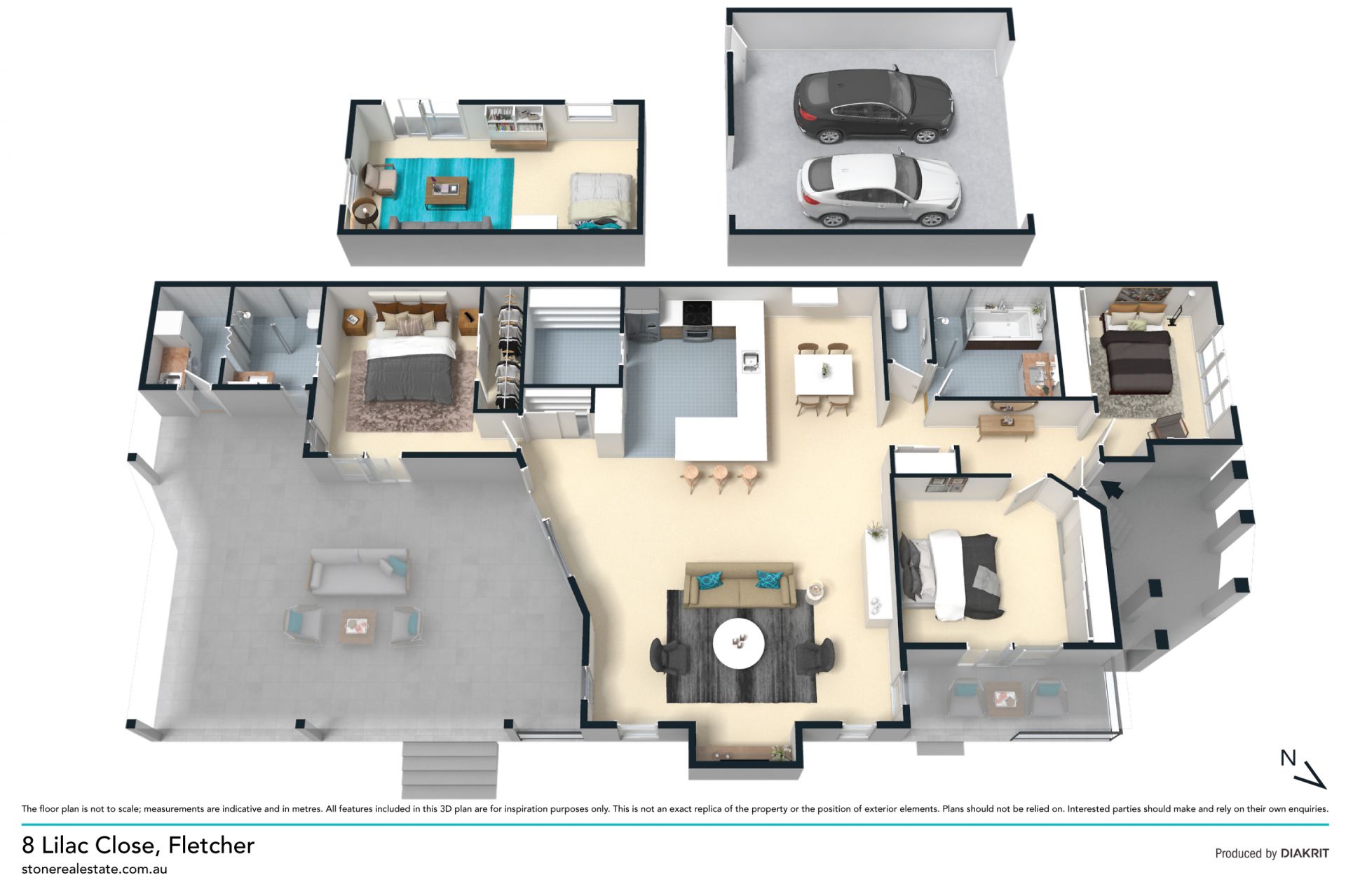Superior family haven with freestanding studio