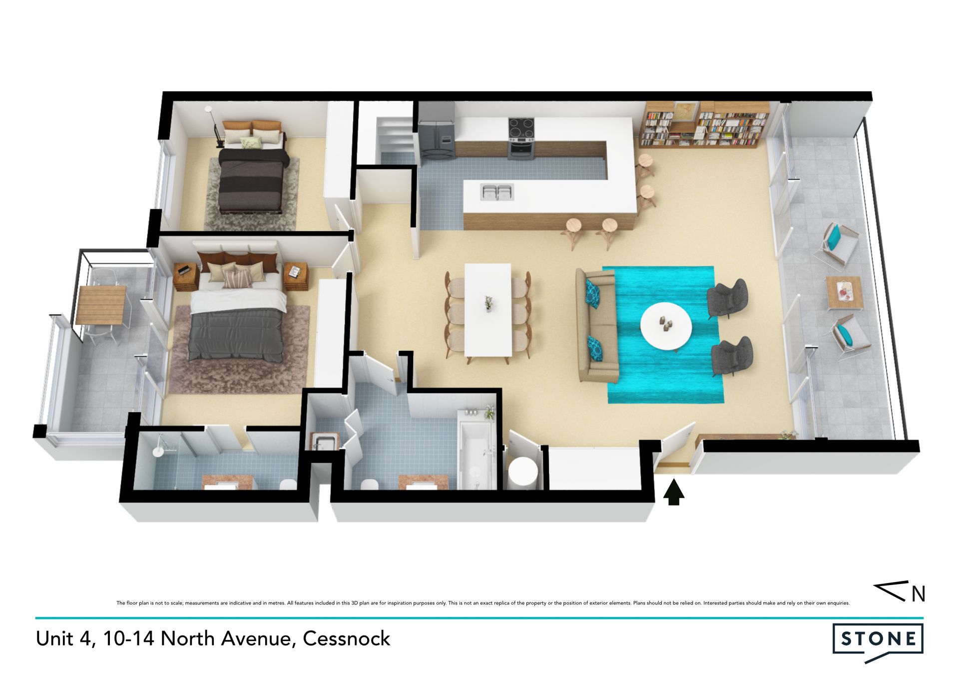 Ultra-Spacious and Contemporary CBD Apartment