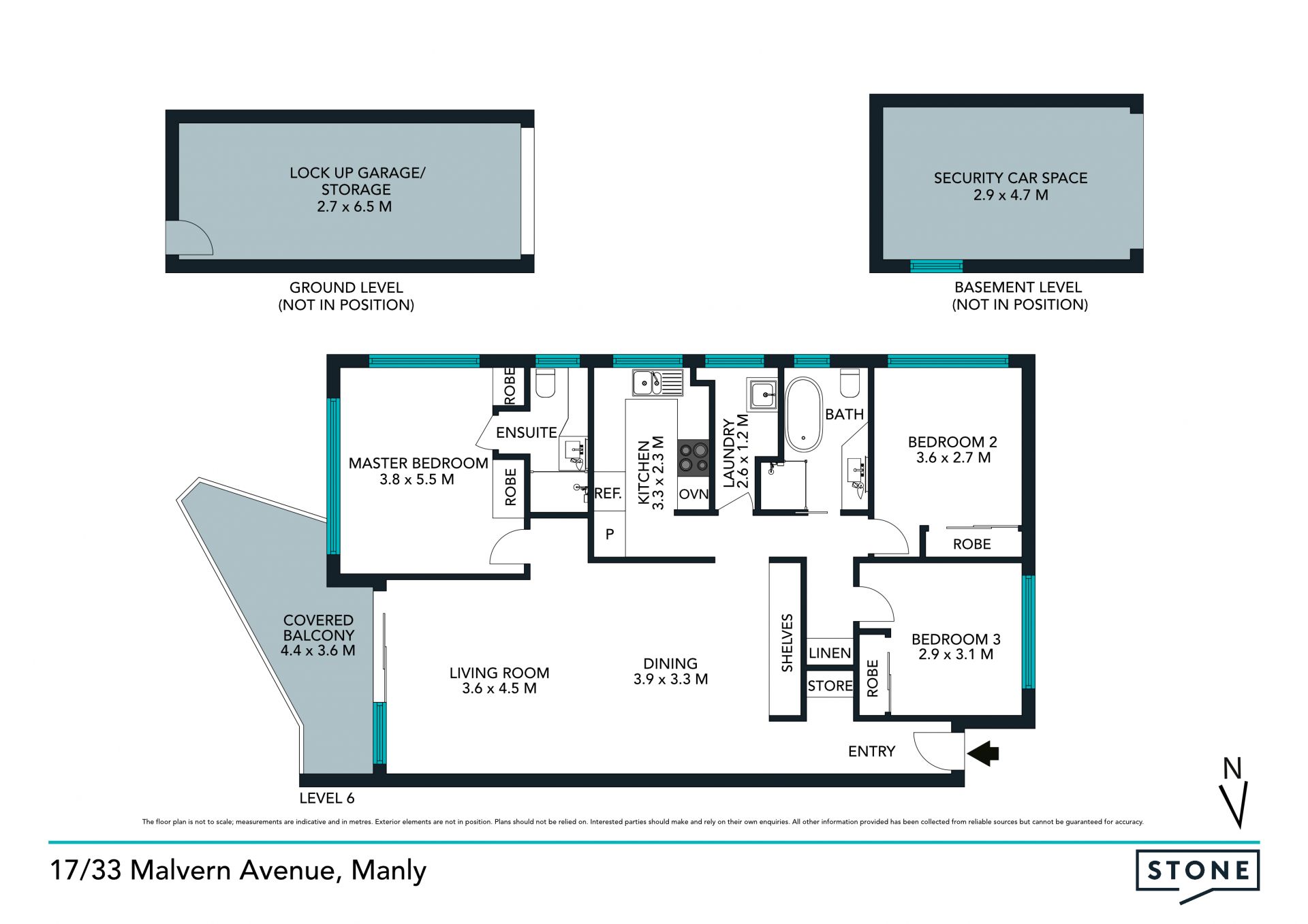 Beachside apartment with elevated ocean views and dual car space