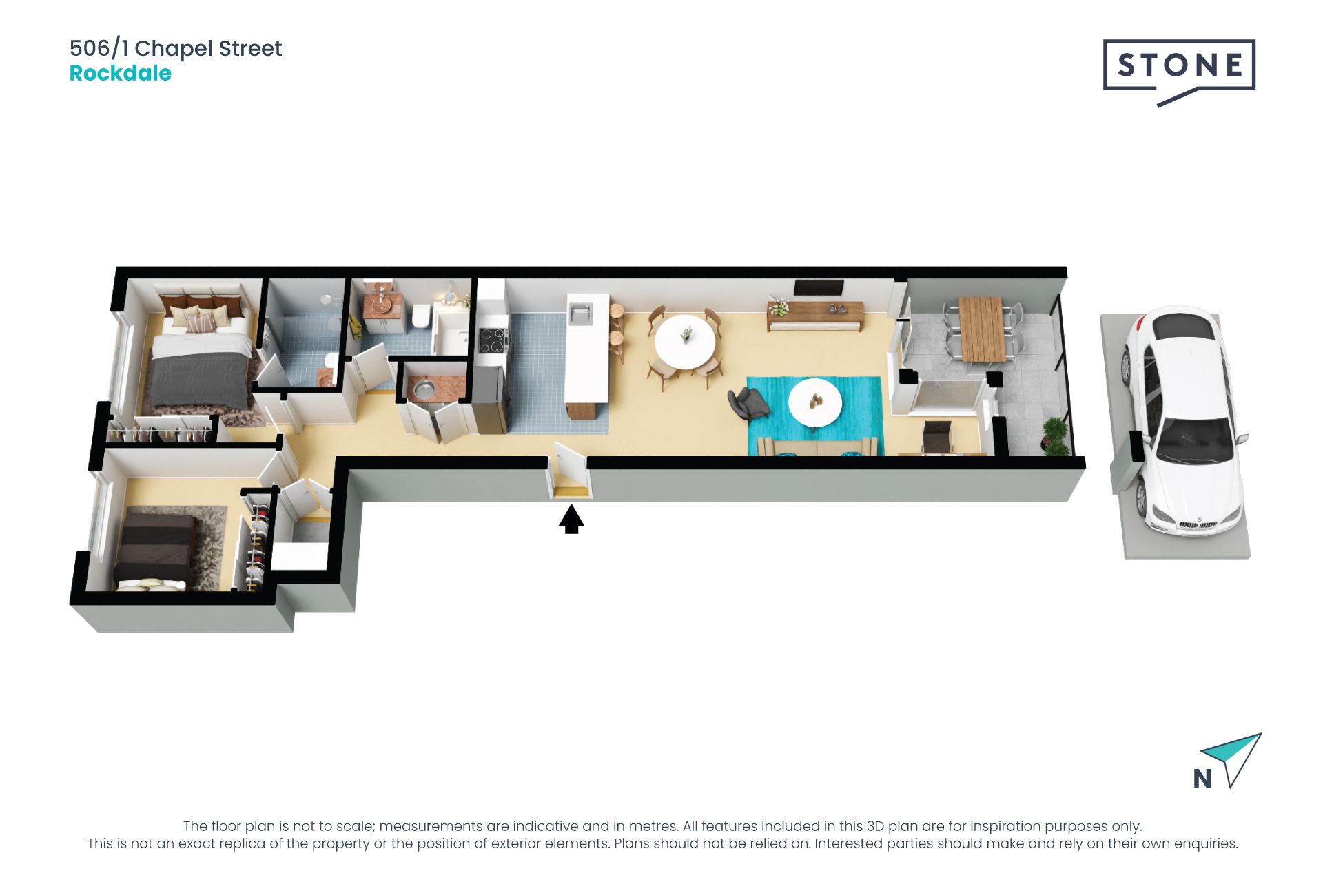 Lifestyle precinct, near beach and trains