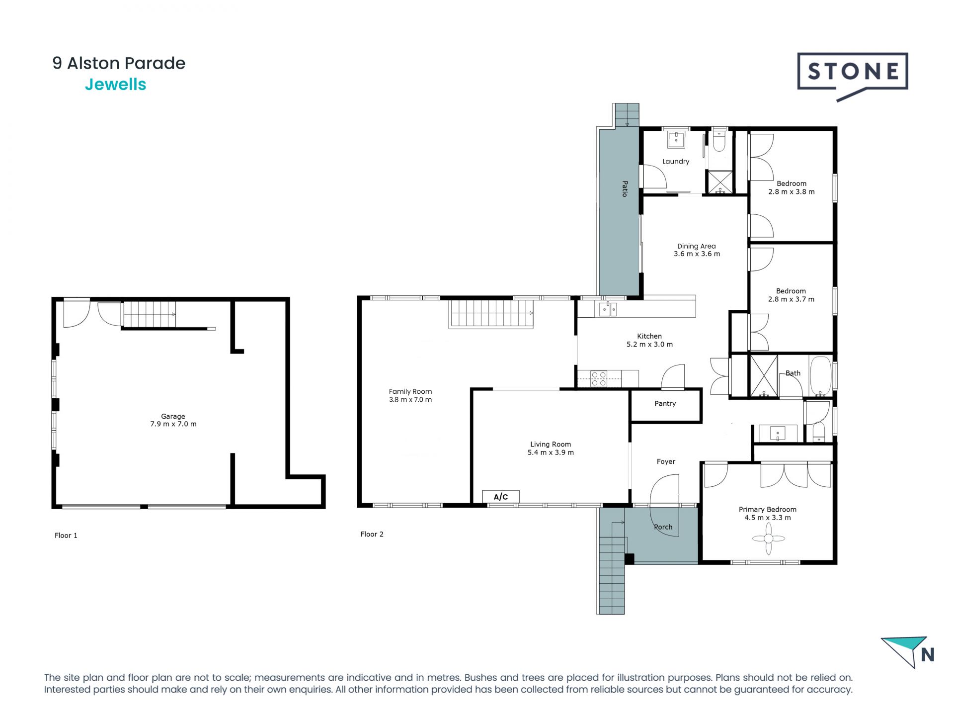 Spacious brick gem, 200m to school, 5 mins to beach