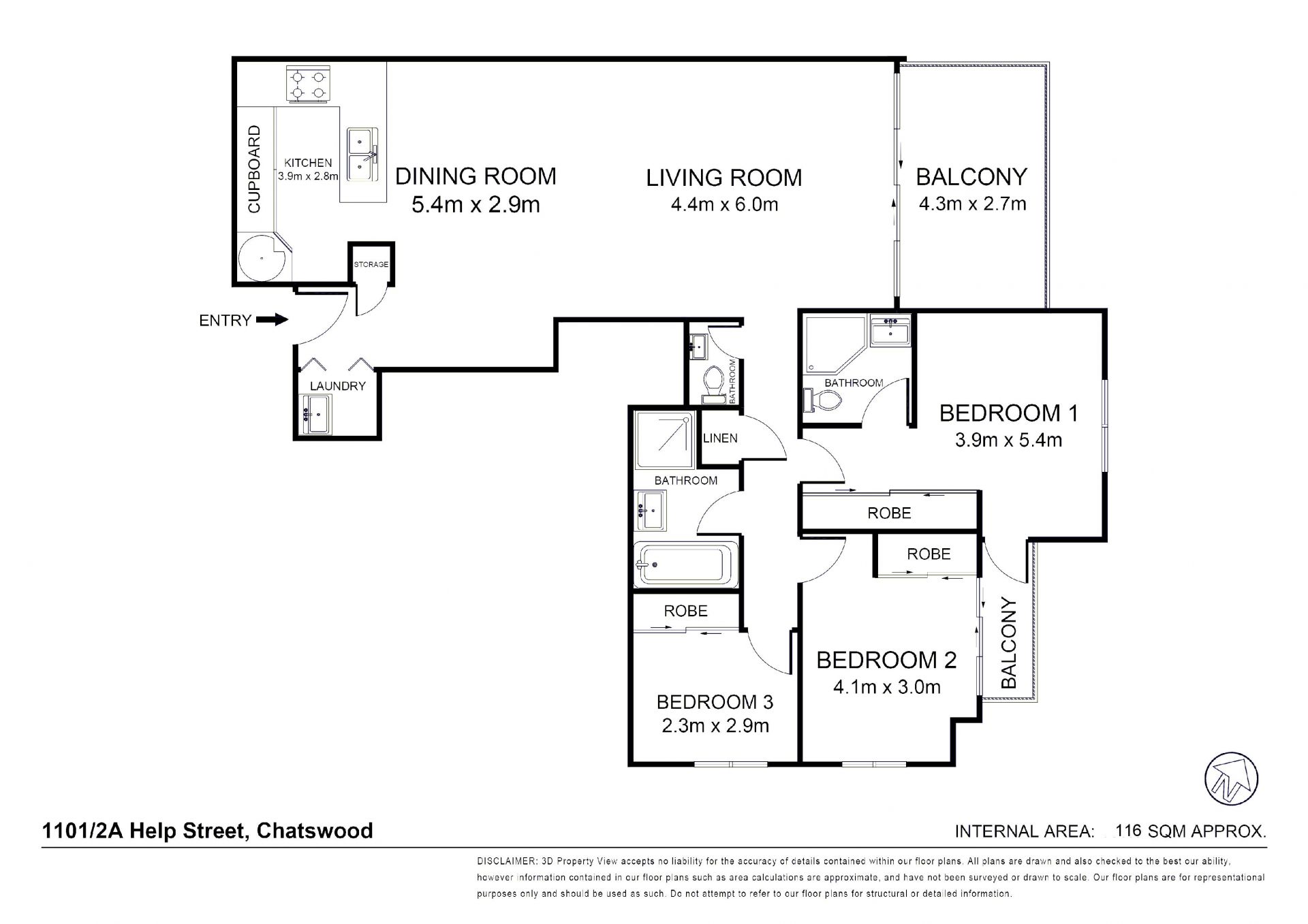 Luxury apartment footsteps to everything