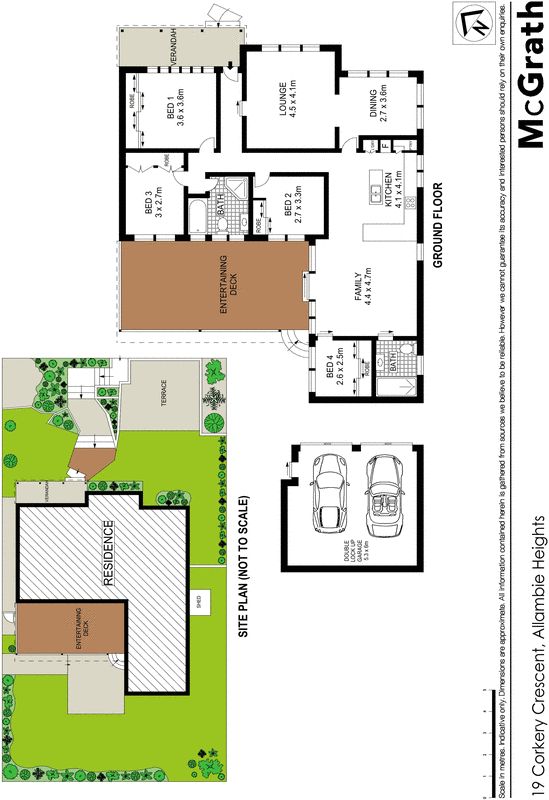 North east facing single level home with views