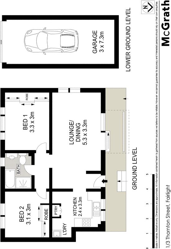 Sun soaked apartment in ultra-convenient location