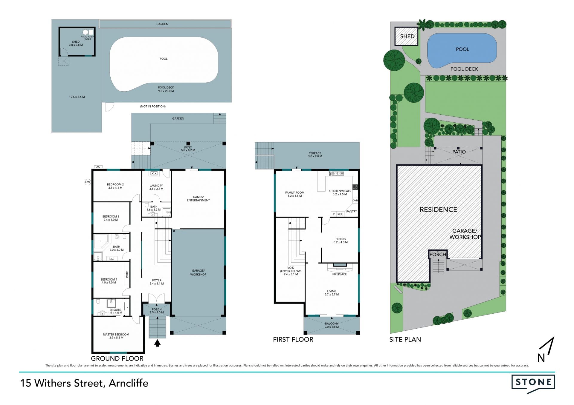Spacious family home with swimming pool