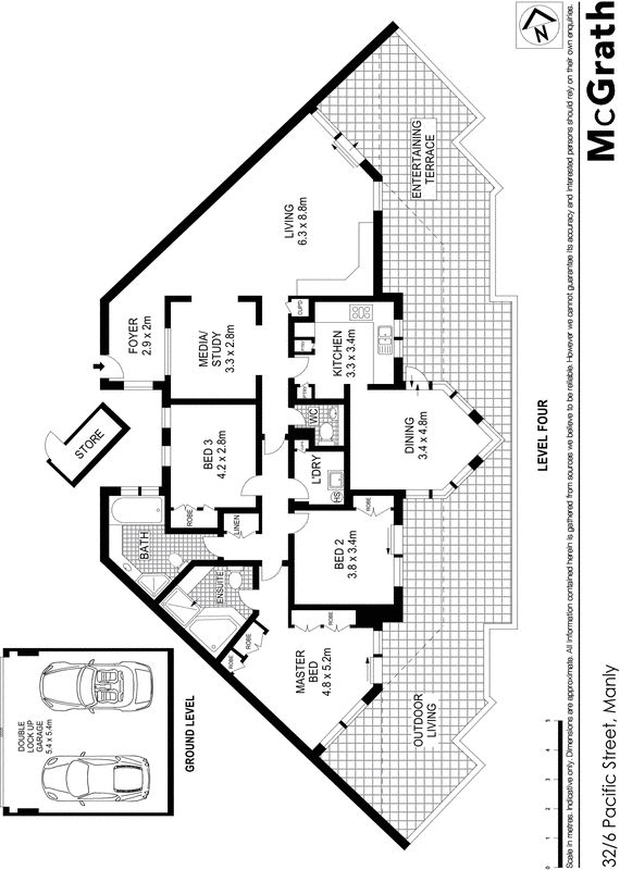 Luxurious beachside penthouse apartment