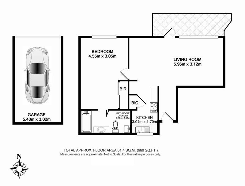 Stylishly Renovated, North Facing Apartment