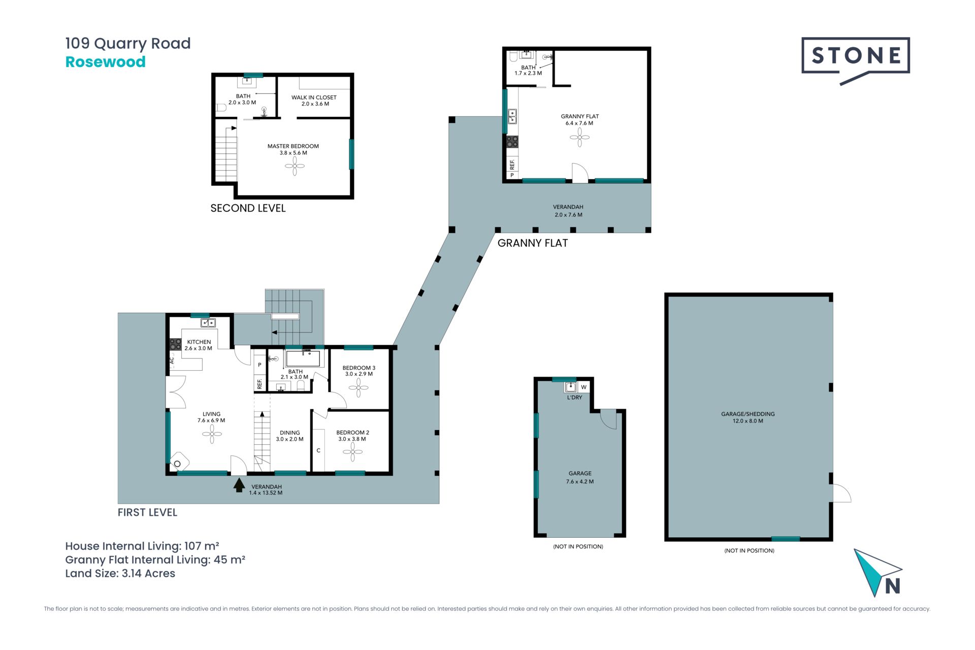 Dual Living Acreage Sanctuary – House, Granny Flat & Shed on 1.27ha