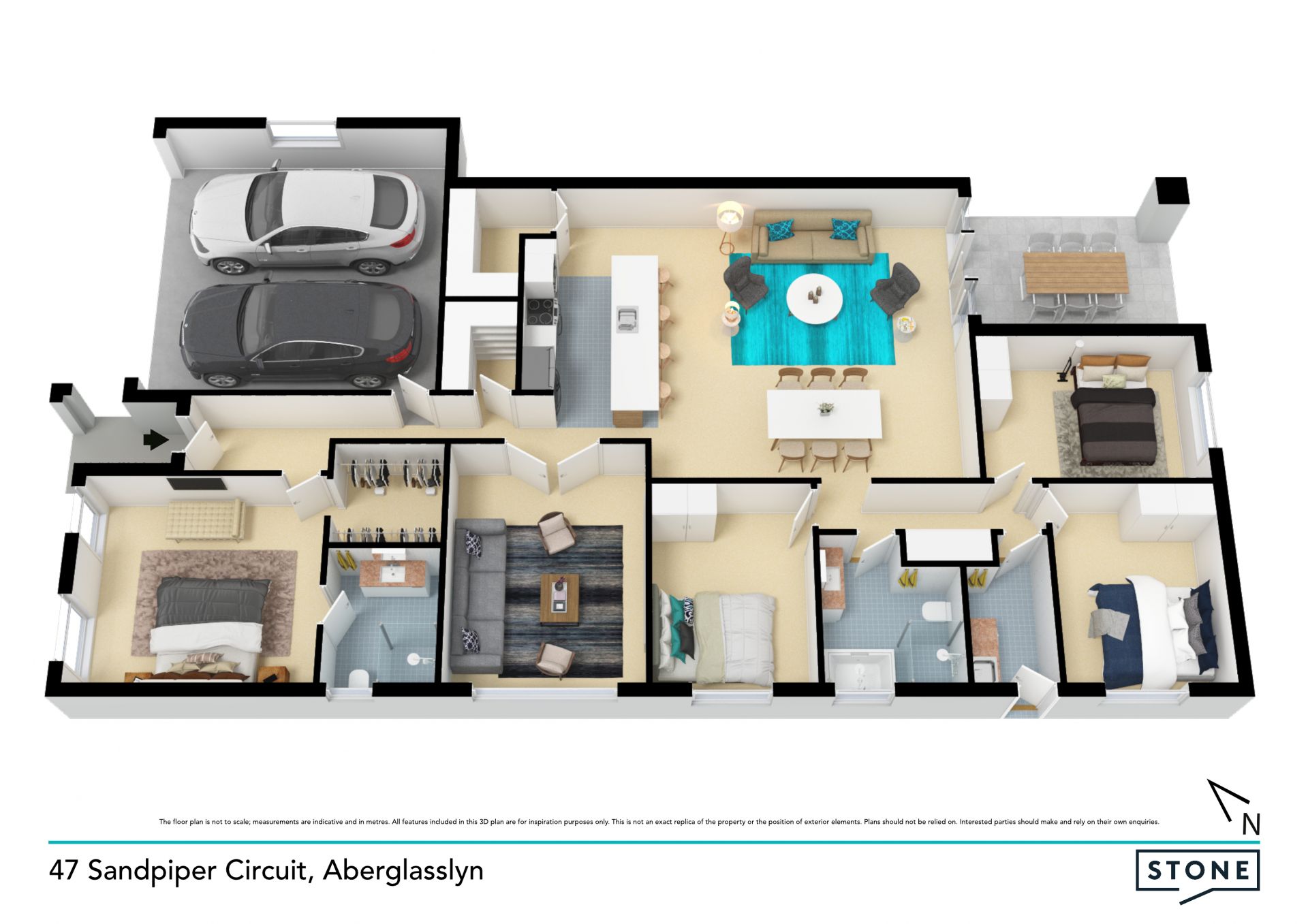 Contemporary home with a fabulous family floorplan