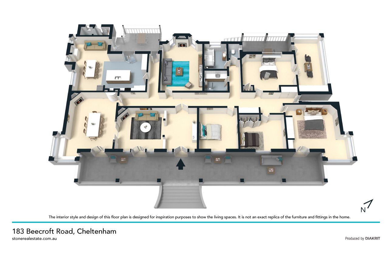 Grand family living, expansive grounds