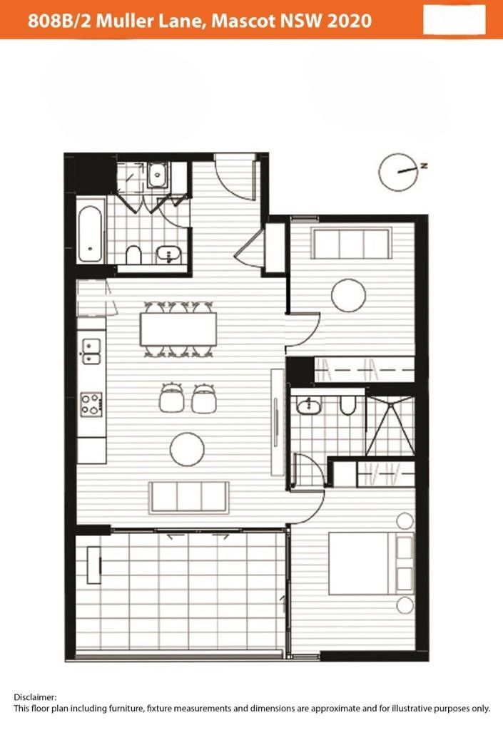 FULLY FURNISHED MODERN & CONVENIENCE 2 BEDROOM IN THE HEART OF MASCOT