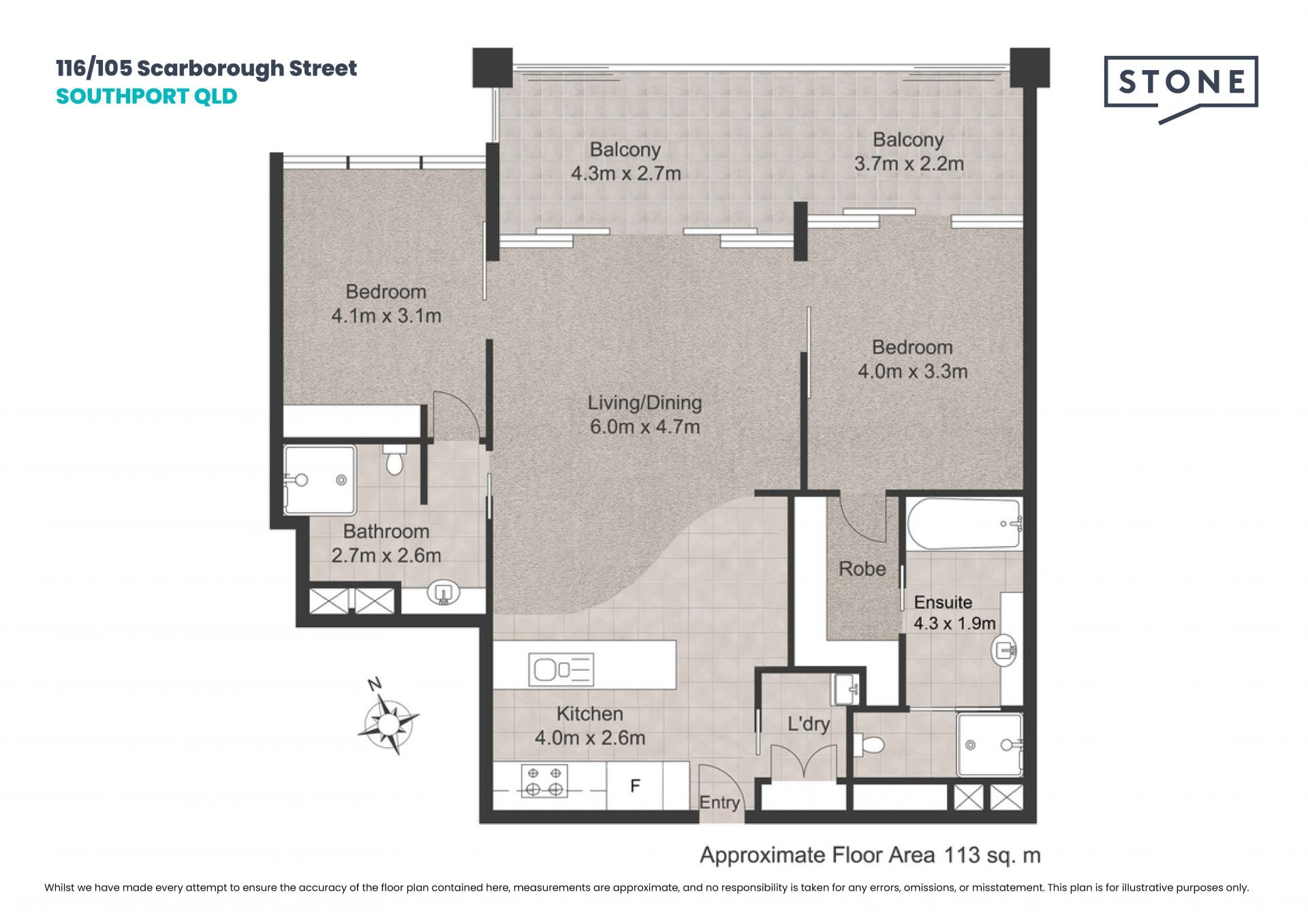Tightly Held Nexus North Tower with Broadwater Views
