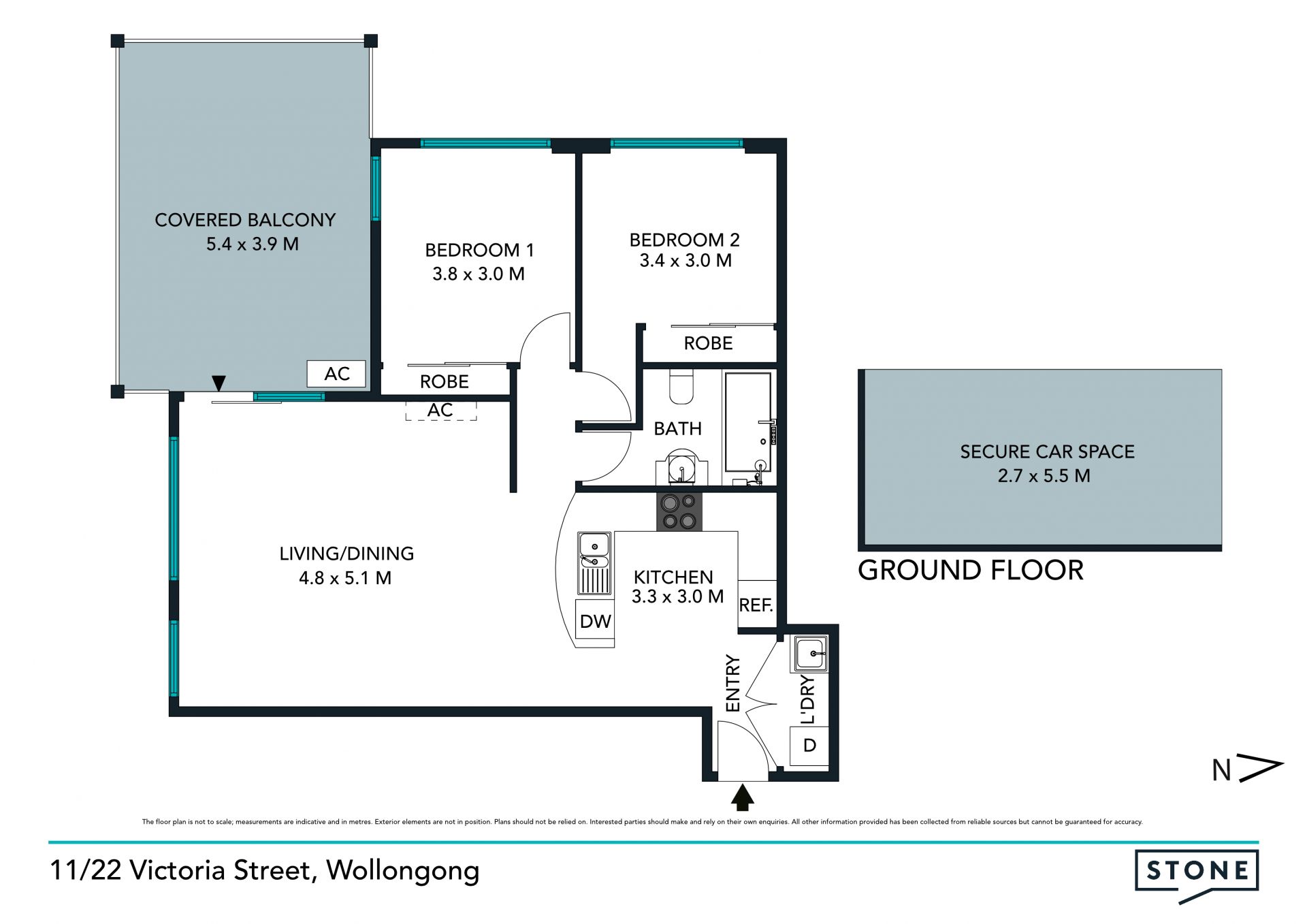 Bright stylish retreat at ultra-convenient address