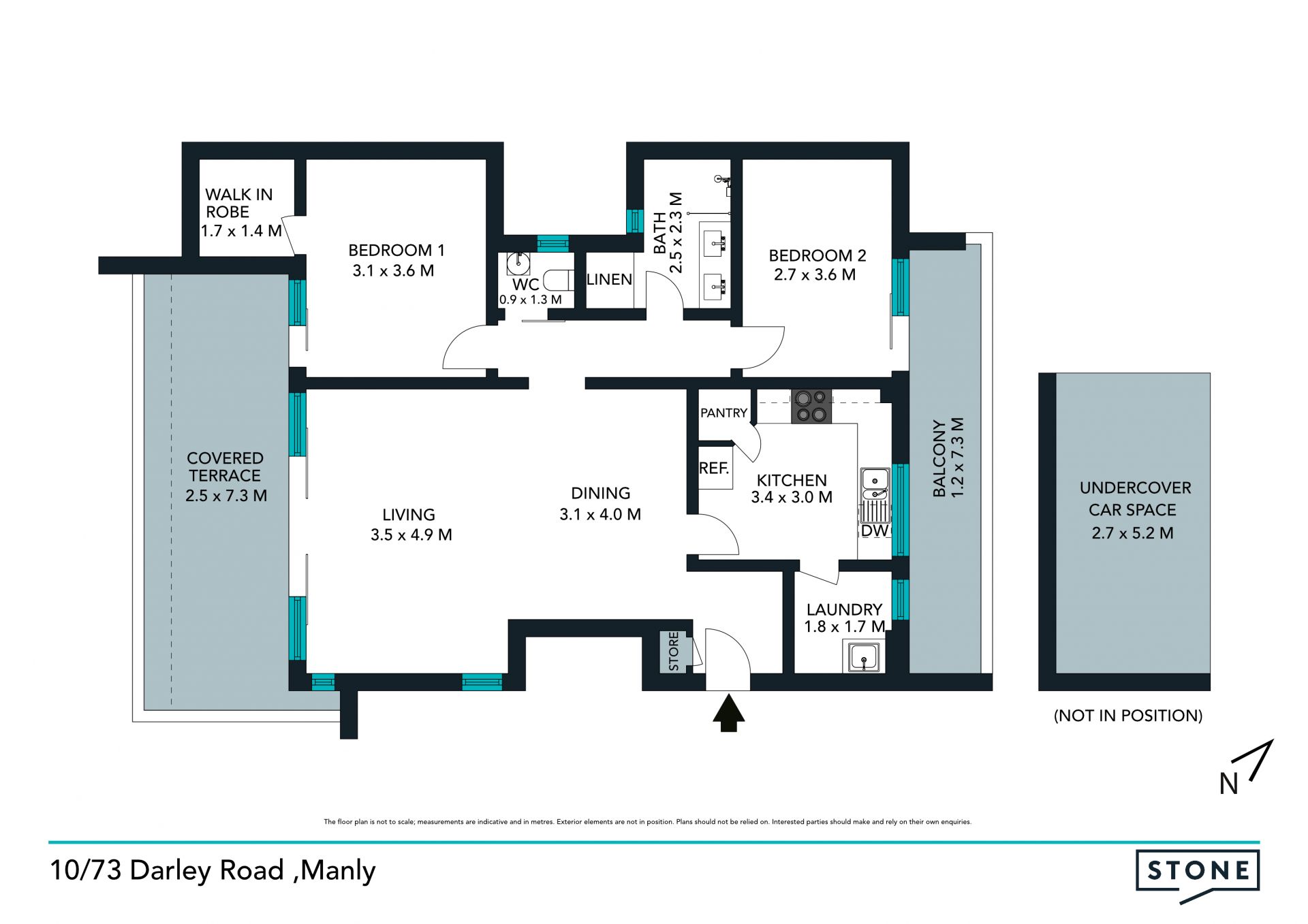 Immaculate apartment nestled on Eastern Hill