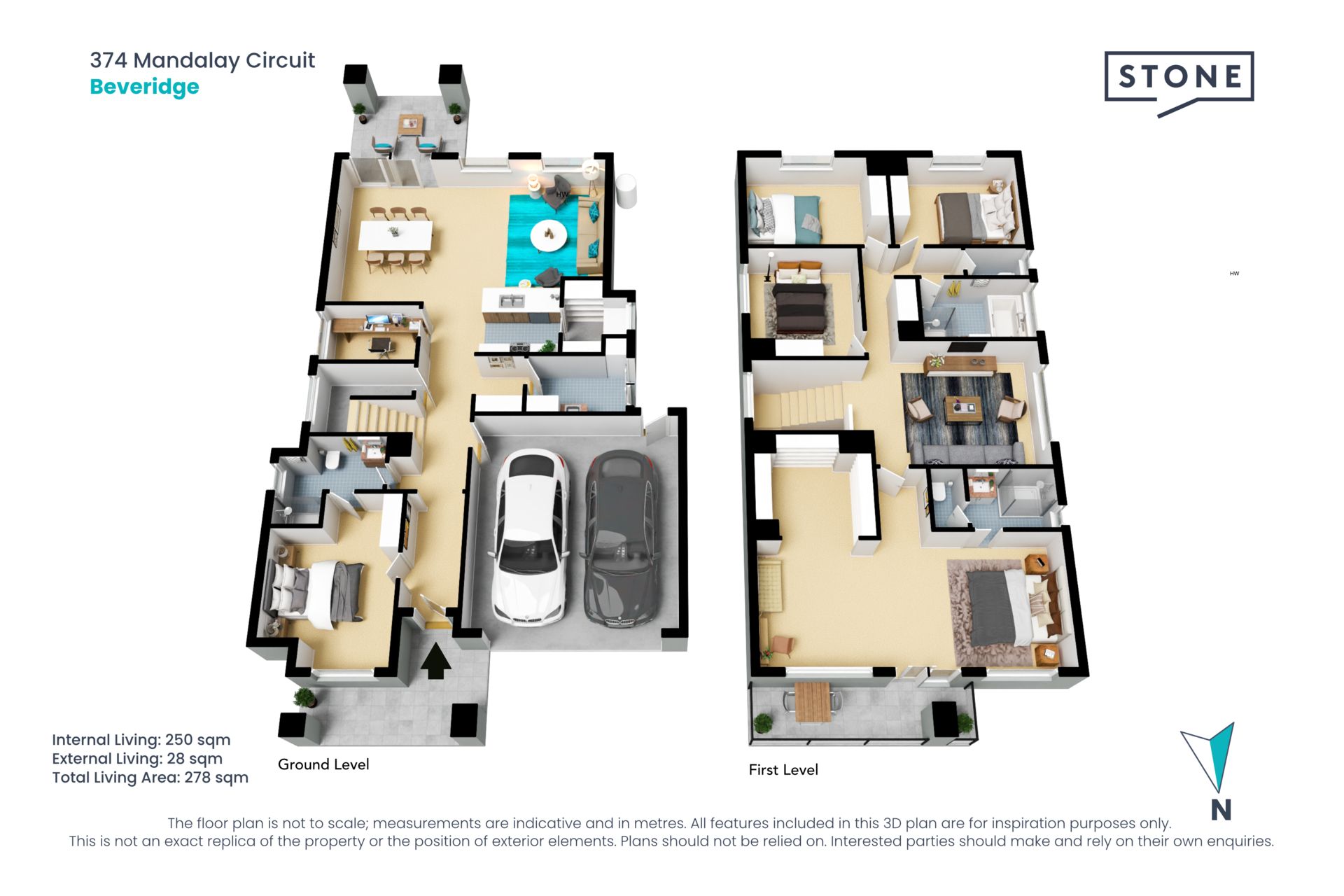 True 5 bed - 2 Masters, 1 Up & 1 Down