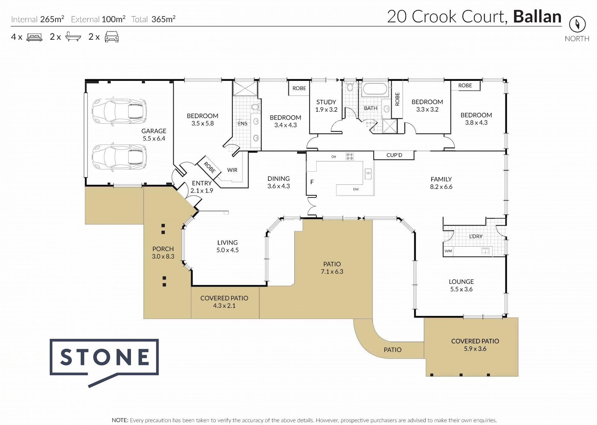 4BRS + 3 Living zones. Enjoy a country outlook with endless potential