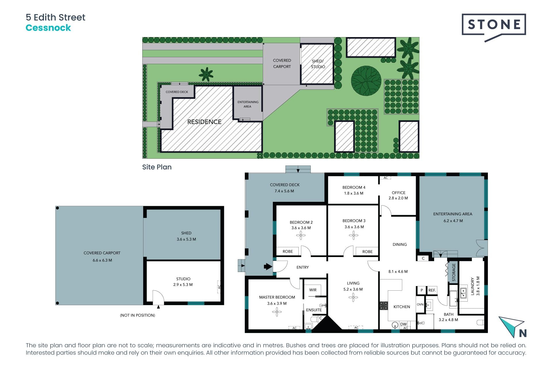 Federation stunner with 1 bedroom studio!