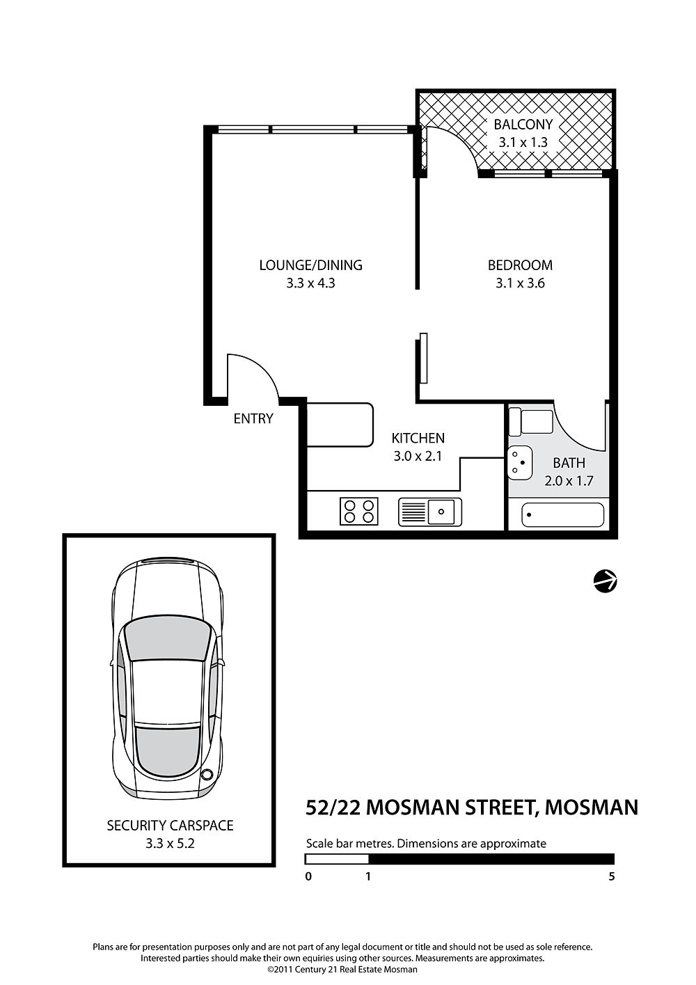 1 Bedroom Apartment with Views & Security Carpark - SOLD