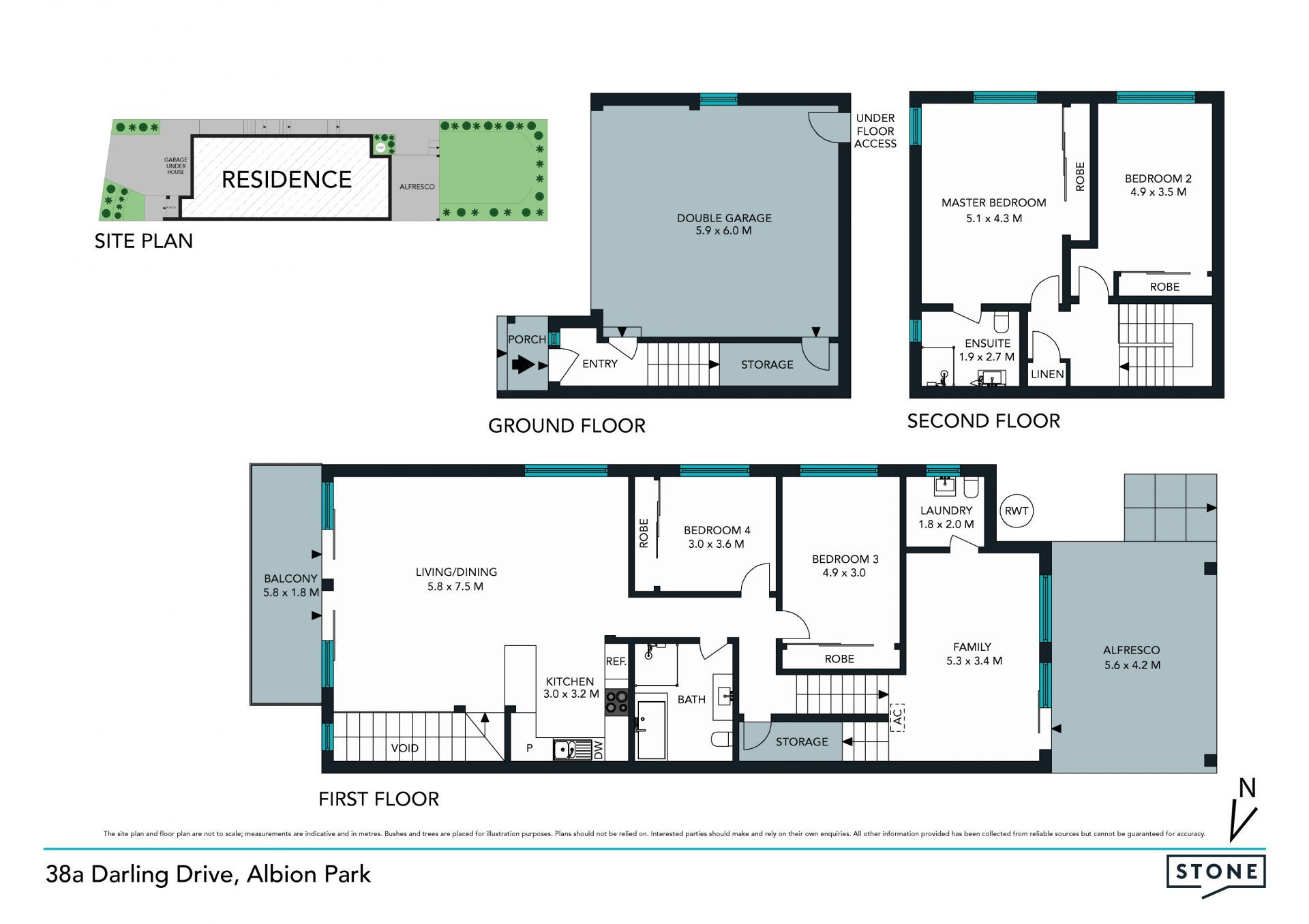 Modern family home with far reaching views