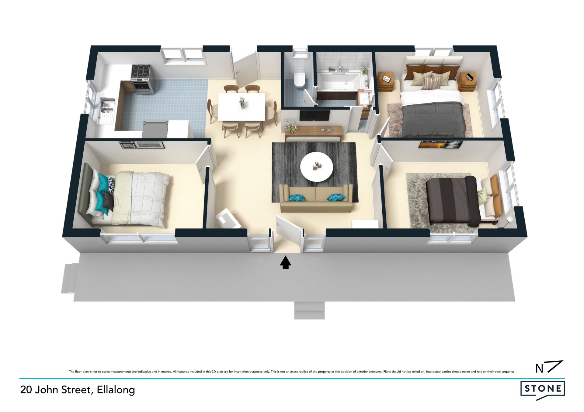 Cottage appeal on a sizable landholding